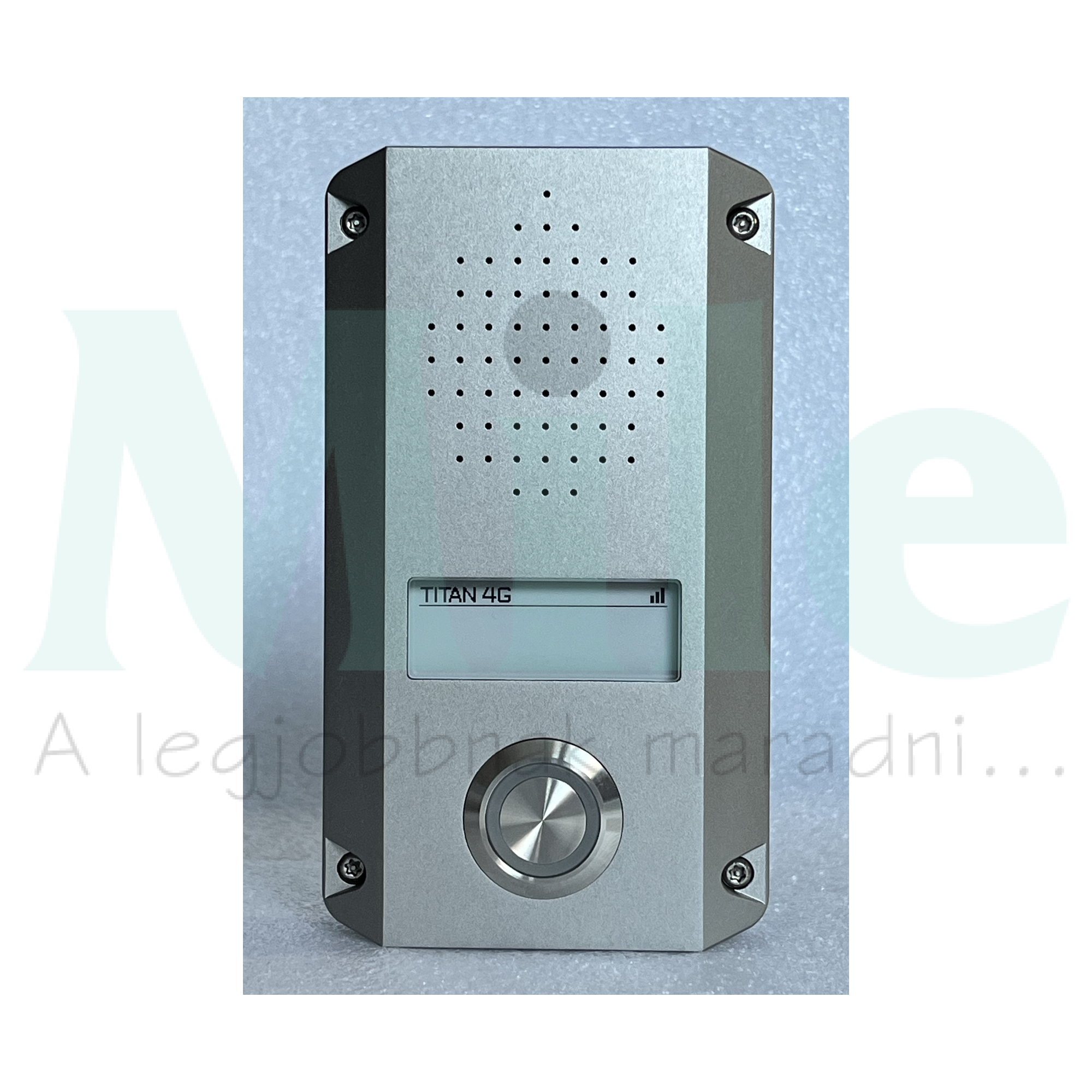 Kaputelefon kaputábla audio 1lakás GSM 4G(2G) SIM IP65 1-lakás alumínium Titan4G SECURECOM
