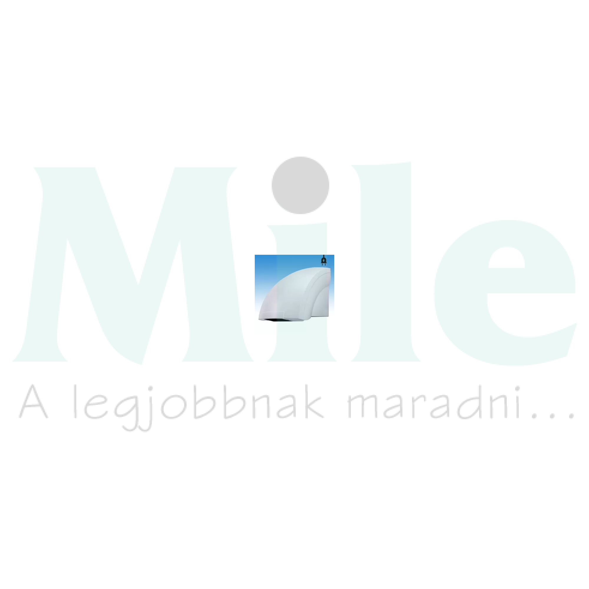 Kézszárító 2000W IPX1 (infrás) műanyag 1/N/PE~230V elektronikus közelítéskapcsoló fehér B&K Kft