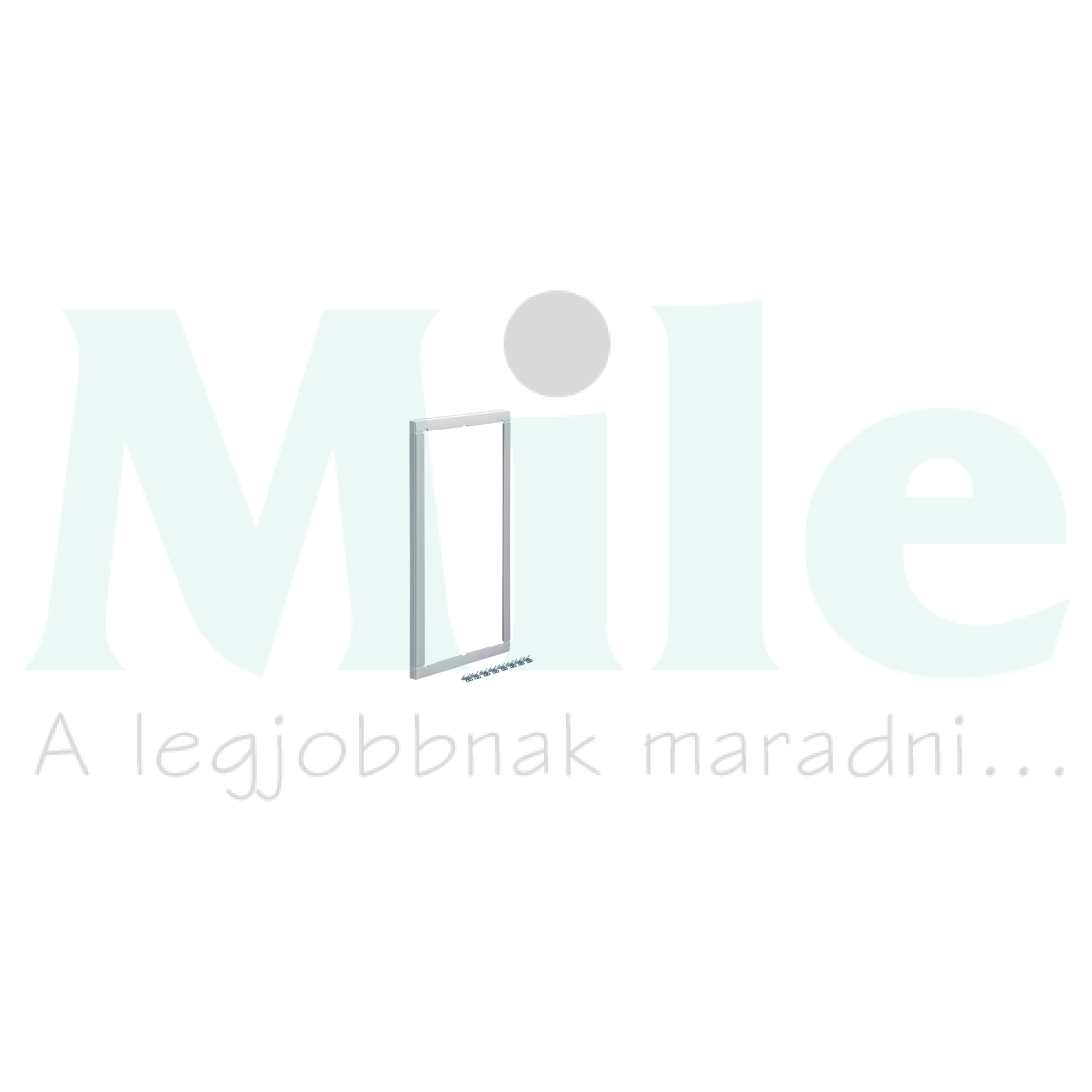 Kiemelőkeret 3soros fehér műanyag Volta Hager