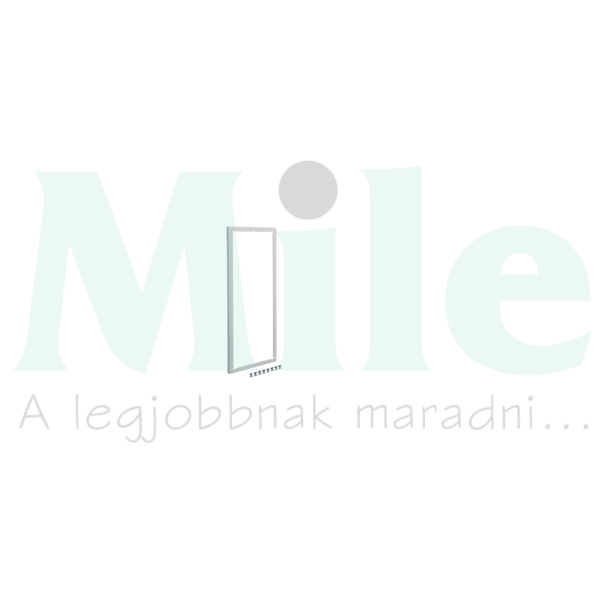 Kiemelőkeret 5soros fehér műanyag Volta Hager