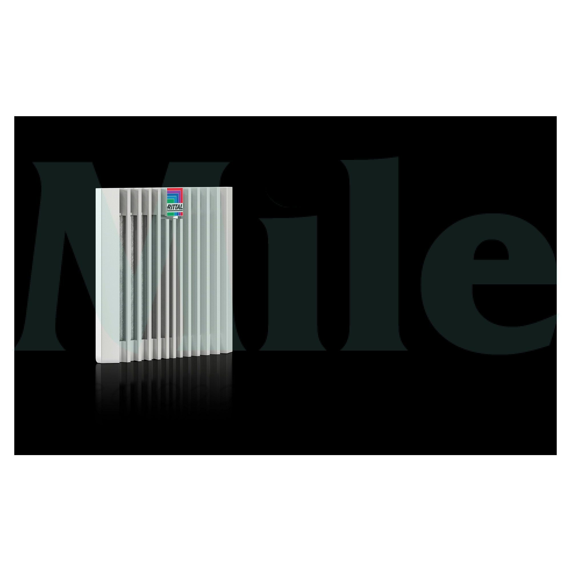 Kimeneti szűrő SK 3238.7xx-ventilátorhoz IP54(5)(6) műanyag szürke 148.5x148.5mm SK Blue e+ Rittal