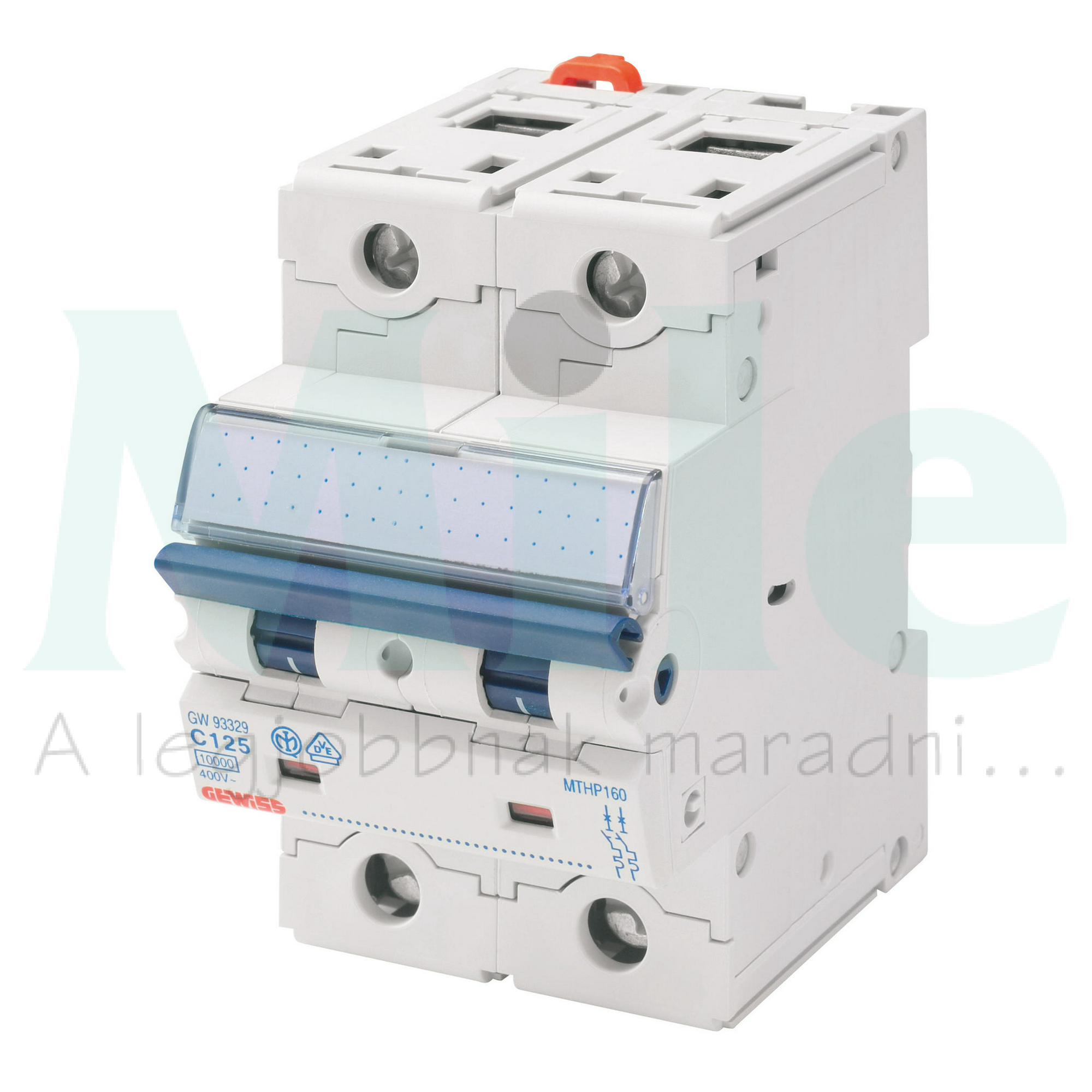 Kismegszakító 2P 40A C-jelleg 400V AC 25kA/60898 25kA/60947 MTHP250 GEWISS