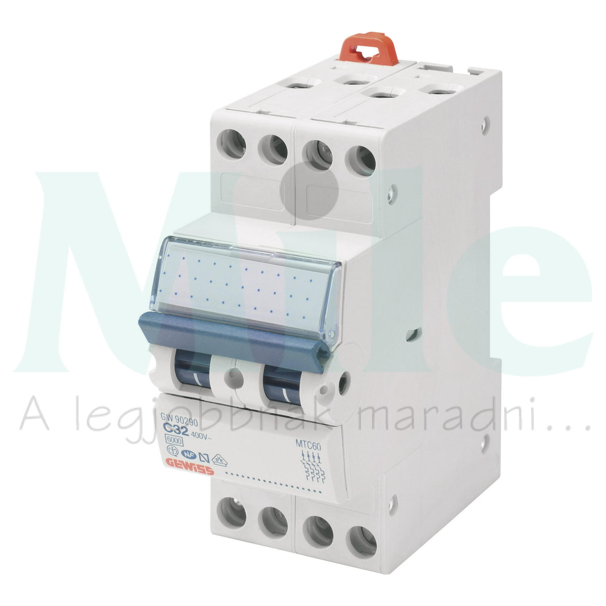 Kismegszakító kompakt 3P 13A C-jelleg 400V AC 6kA/60898 6kA/60947 2M MTC60 GEWISS