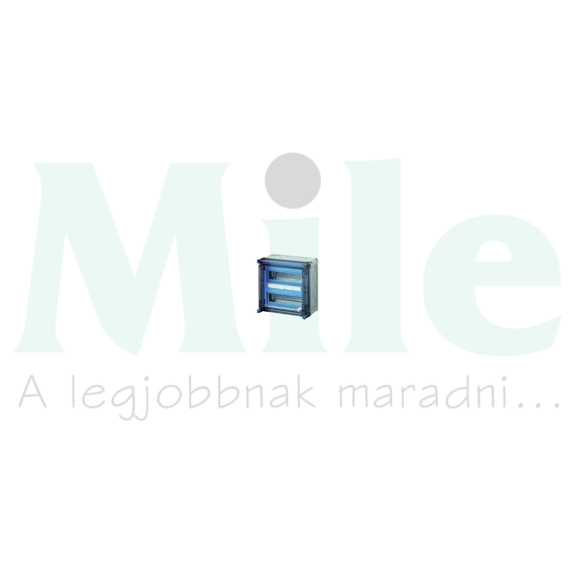 Kismegszakítós szekrény 2x12modul IP65  Mi 1220 Hensel