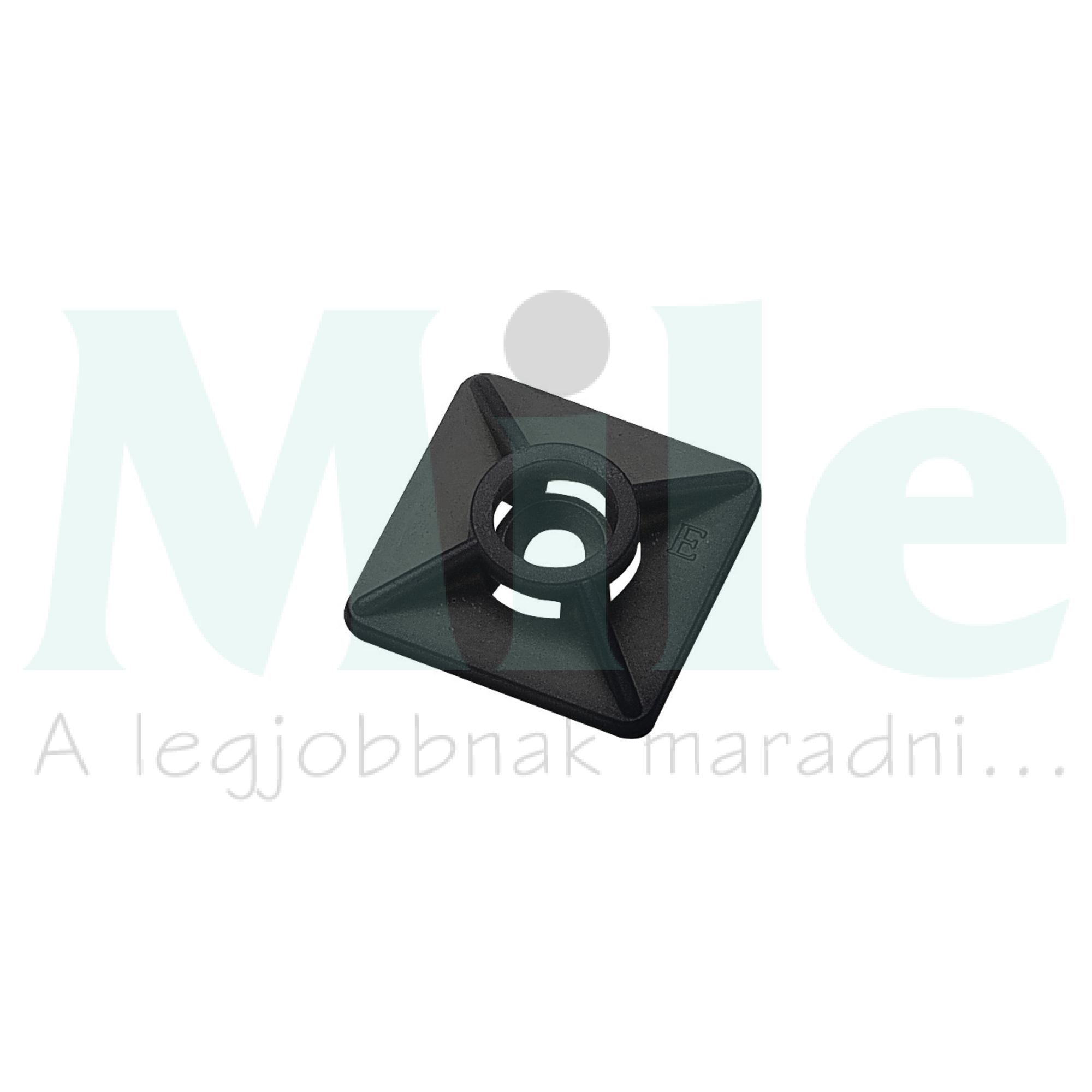 Kötegelő talp öntapadós+csavarozható 4oldalt fűzhető CBH 27/27 SW Weidmüller