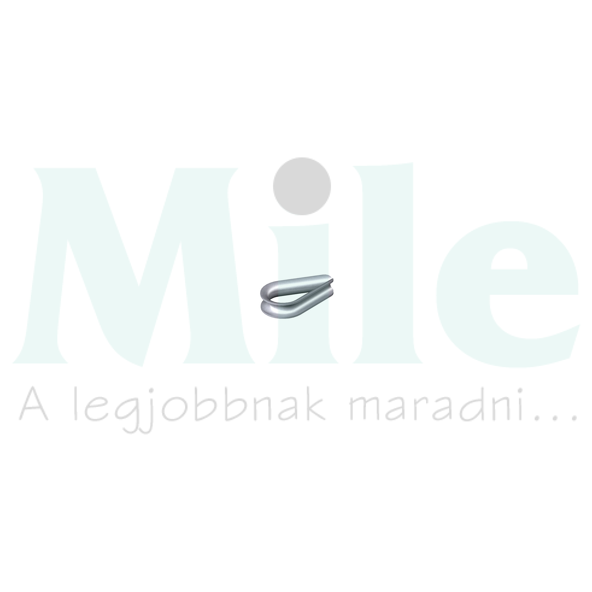 Kötélszív 4mm-es sodronyhoz merítetten horganyzott beton 946 4 G OBO-BETTERMANN