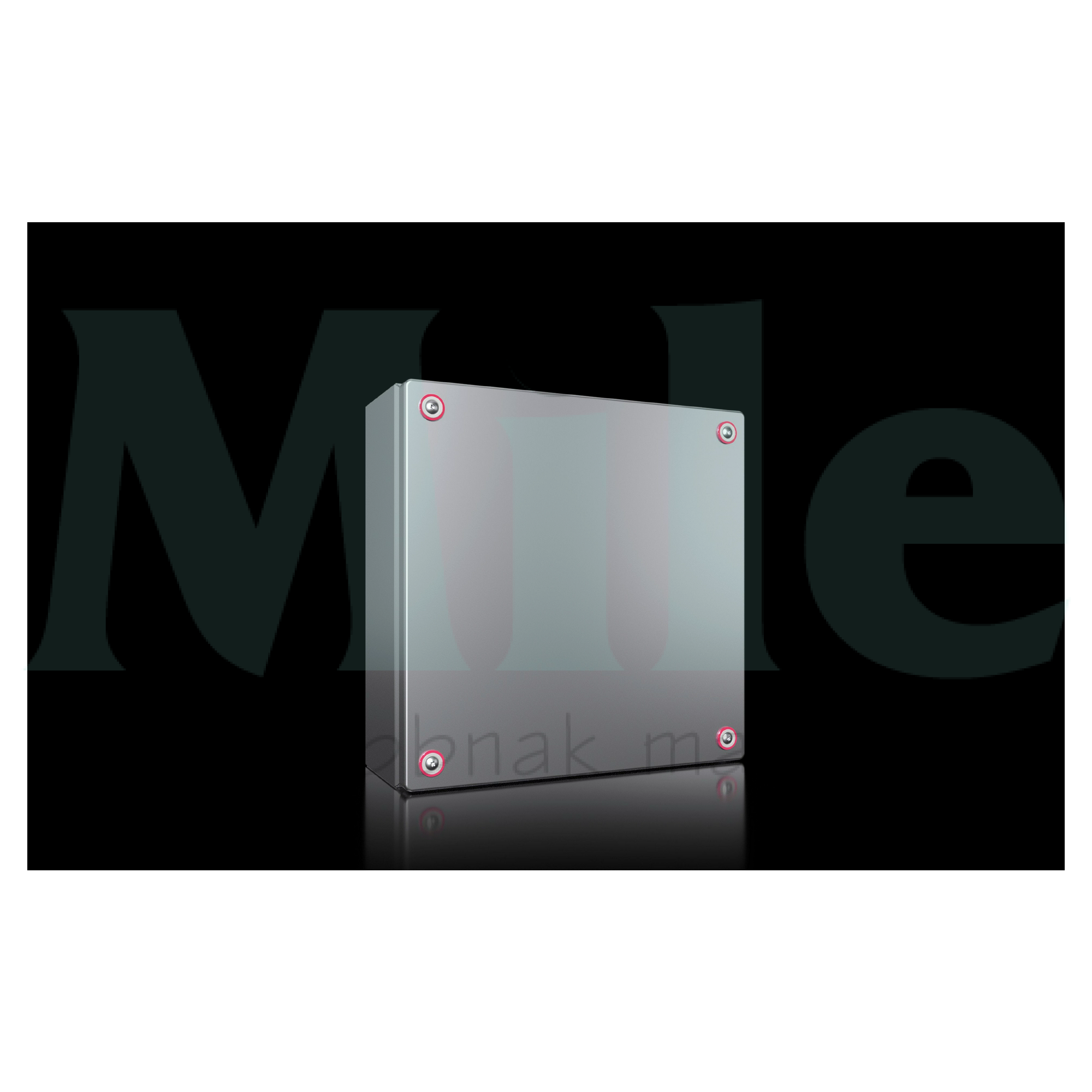 Kötődoboz E-Box falon kívüli 300mm x 300mm x 120mm nemesacél IP66 tömszelence KX 1567.000 Rittal