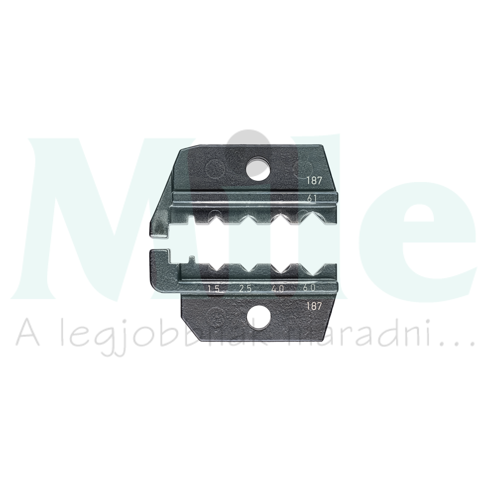 Présbetét csavart érintkezőkhöz (HTS+Harting) négyszögletes préselés-présforma KNIPEX