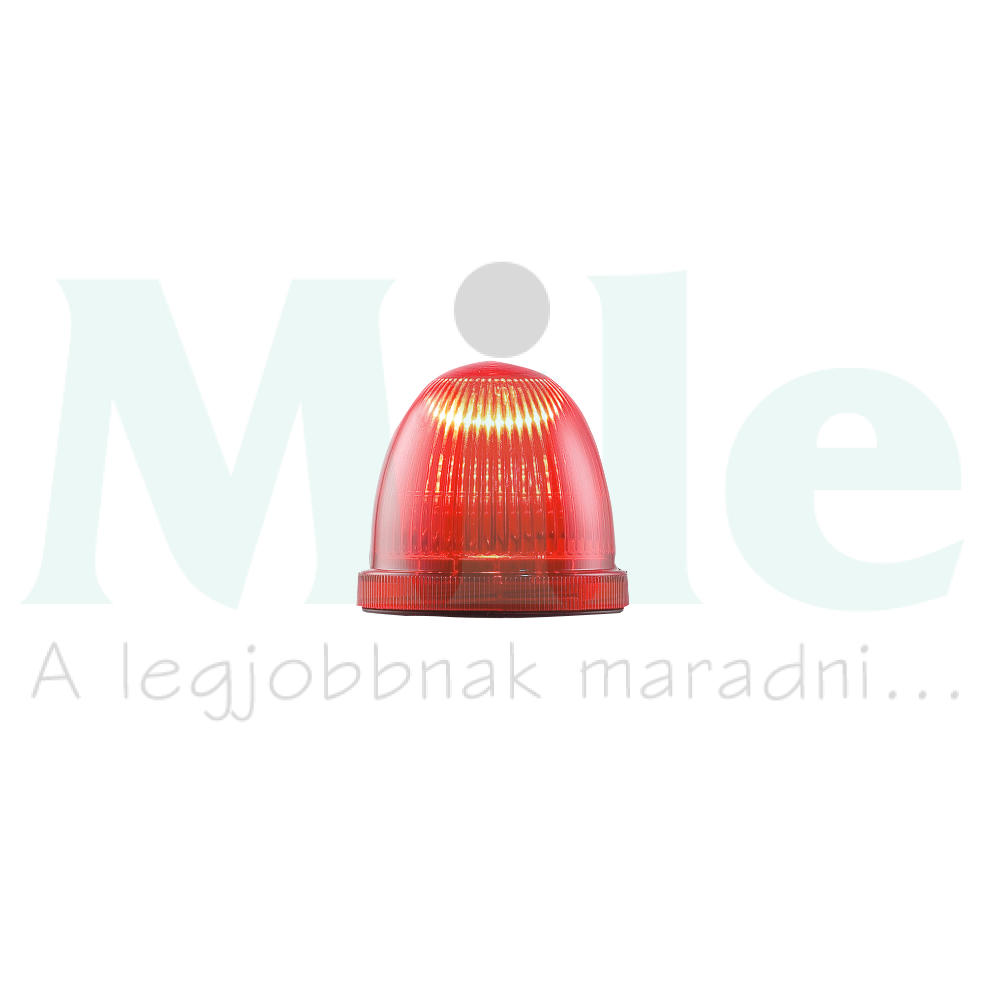 Búra jelzőkürt+fényjelzőhöz d76x68mm BZ/WL 63-hoz magas világító tető piros KSZ OR 100 GROTHE