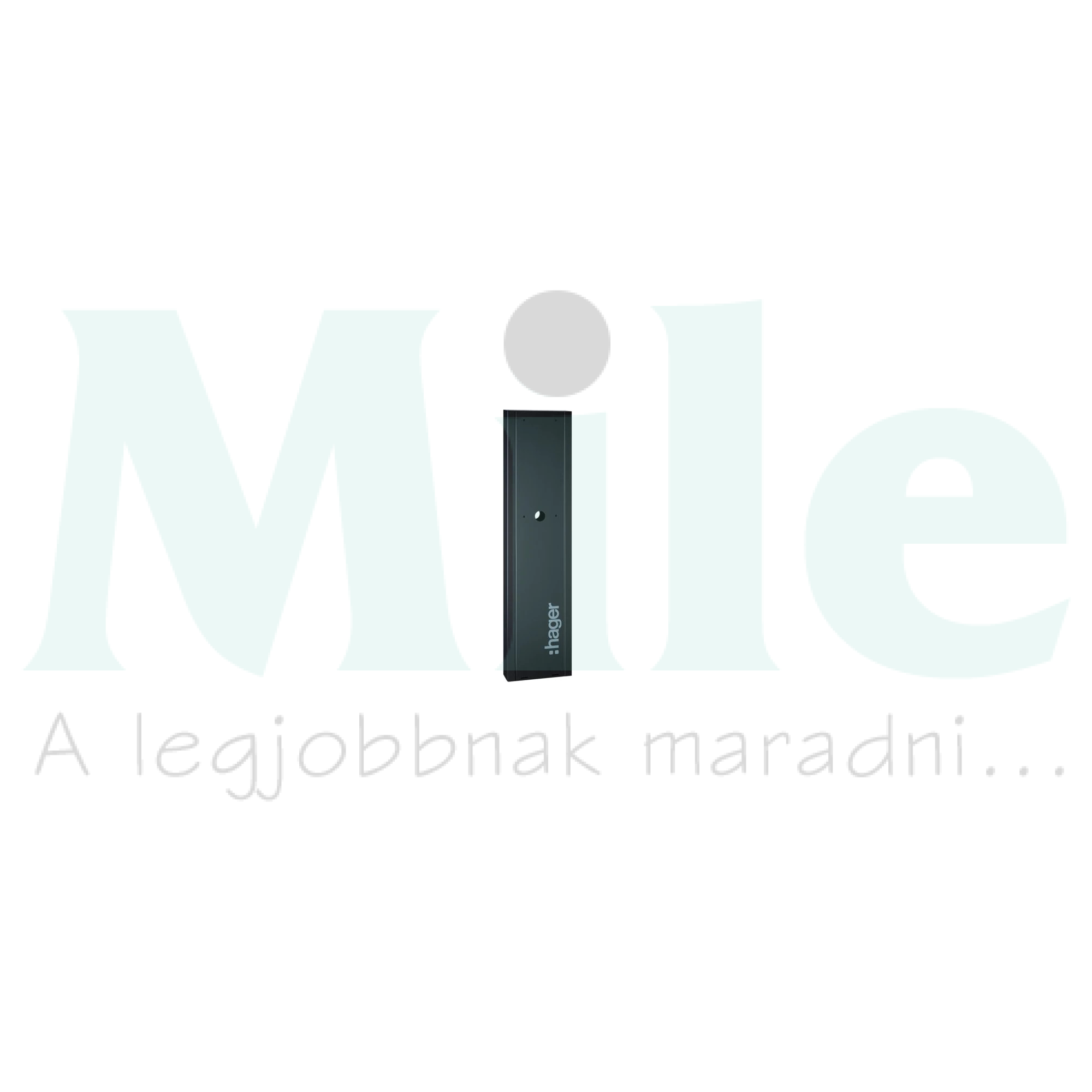 Lábazat 1db e-autó töltőhöz felirattal Witty Start Hager