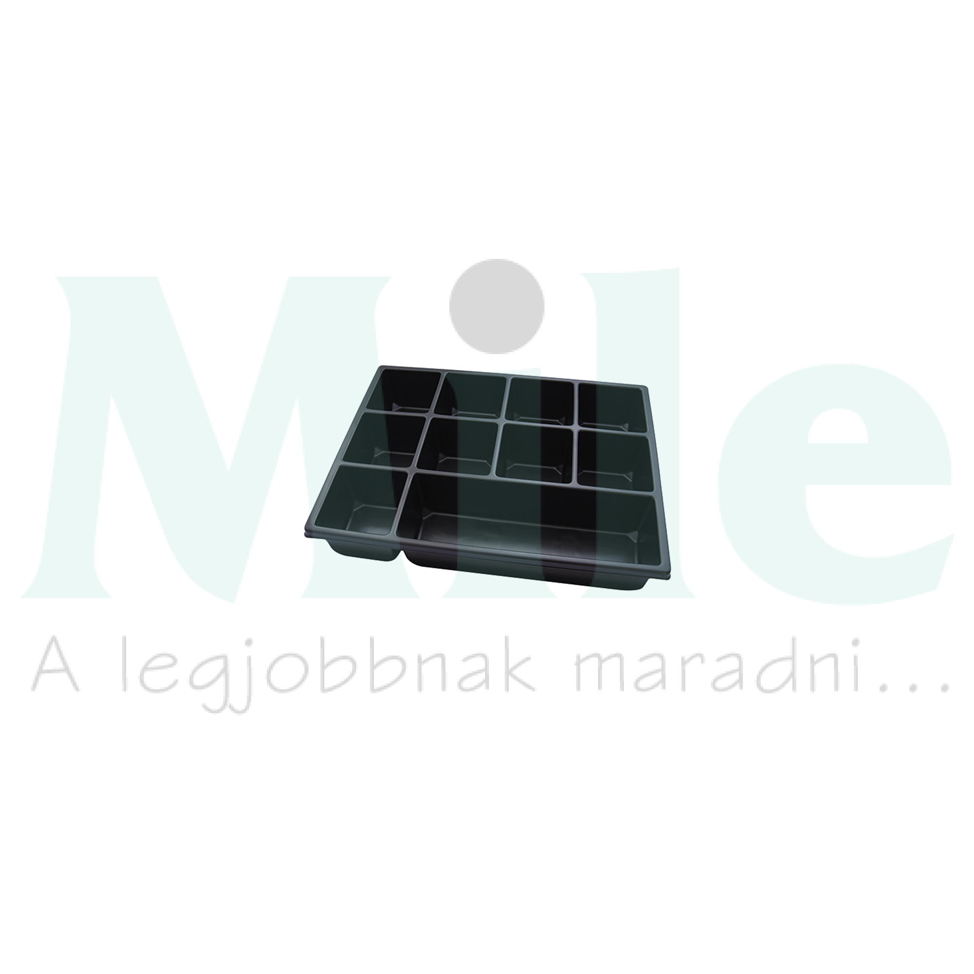 Ládabetét üres műanyag 80mmx 400mmx 300mm SysCon Haupa