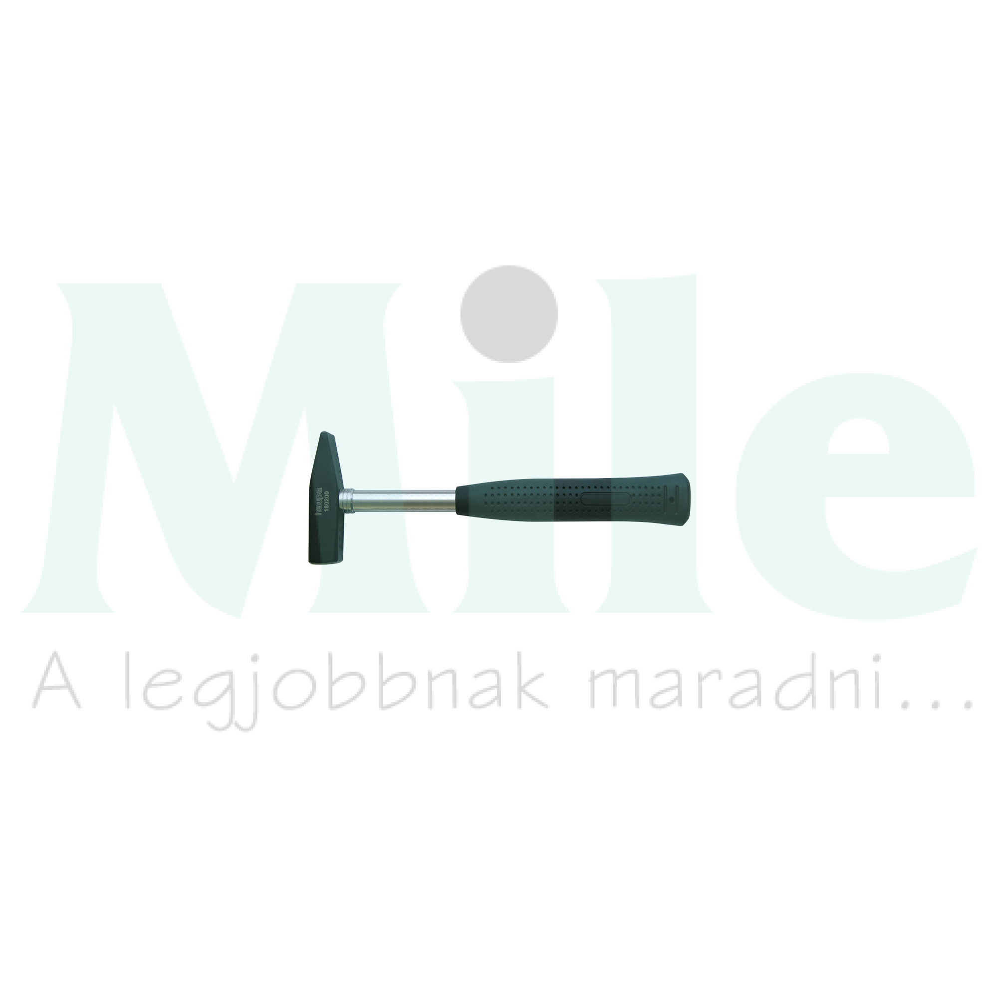 Lakatos kalapács acélcső szárral és gumi markolattal fém-nyéllel 500gFej tömege Haupa