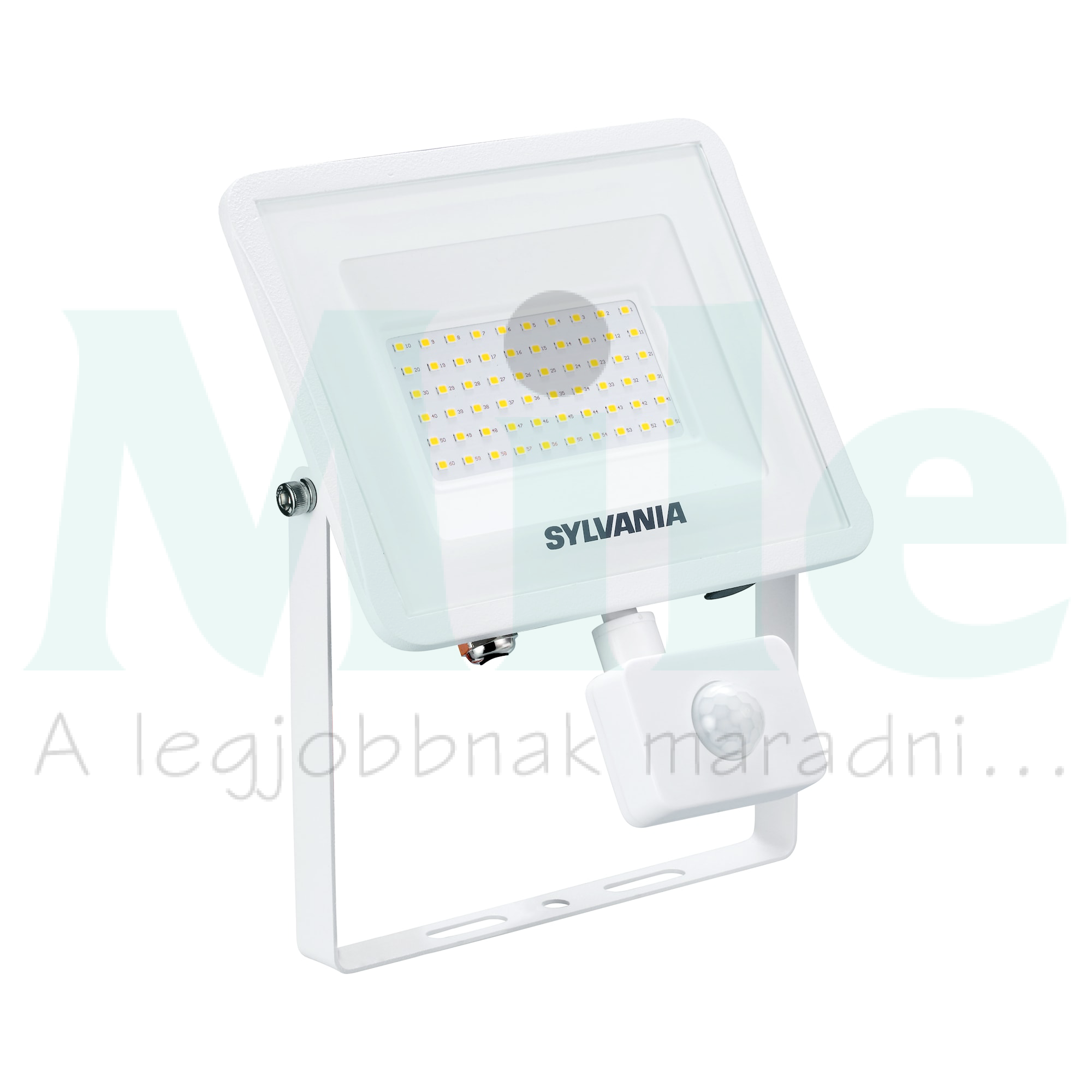 LED fényvető mozgásérzékelős 4650lm LED 46W-WW 3000K+mozg. érz. fehér IP54 SYLVANIA 50143