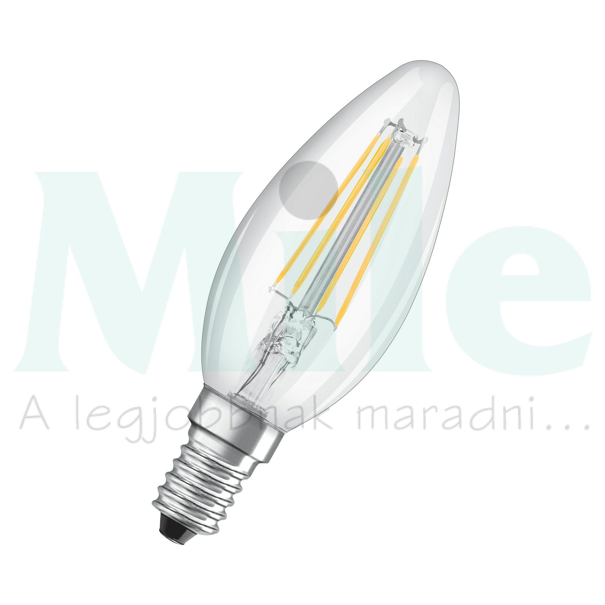 LED lámpa B35 gyertya filament 4W- 40W E14 470lm 827 220-240V AC 10000h 300° LVCLB40 LEDVANCE