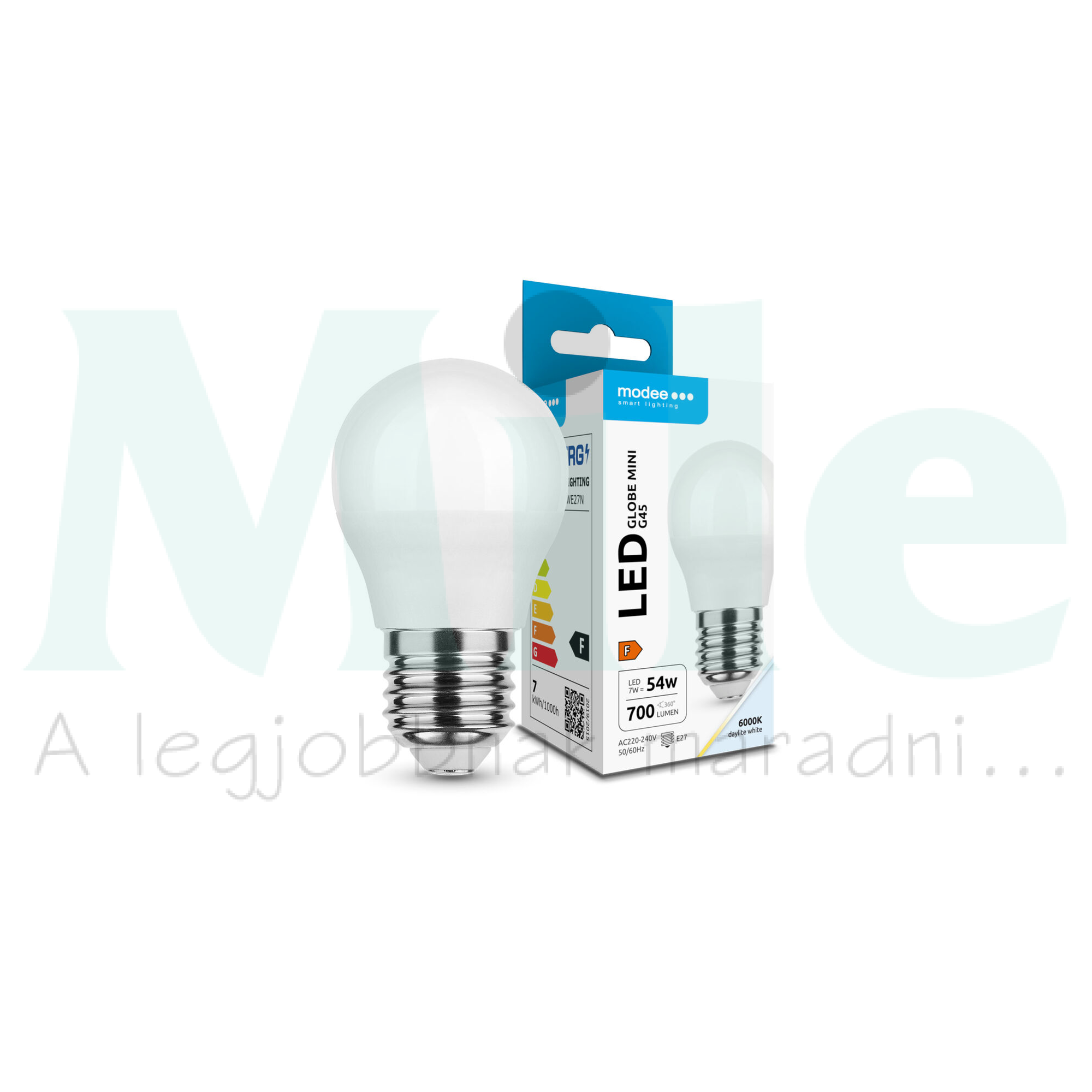 LED lámpa kisgömb P45 7W- 45W E27 700lm 860 220-240V AC 25000h 200° 6000K Modee