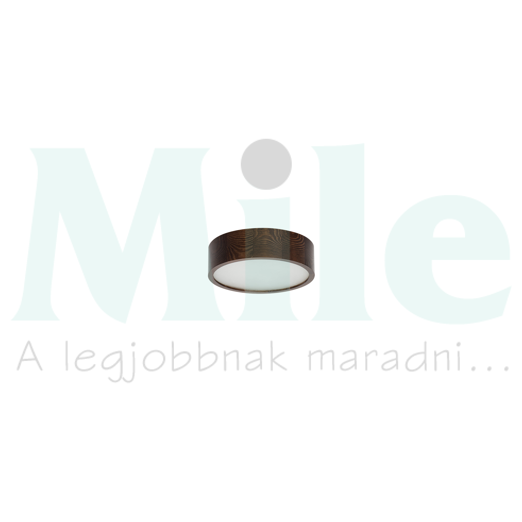 LED mennyezeti lámpatest wenge falonkívüli 1x 20W (ff-nélkül) 220-240V E27 IP20 JASMIN 270-WE KANLUX