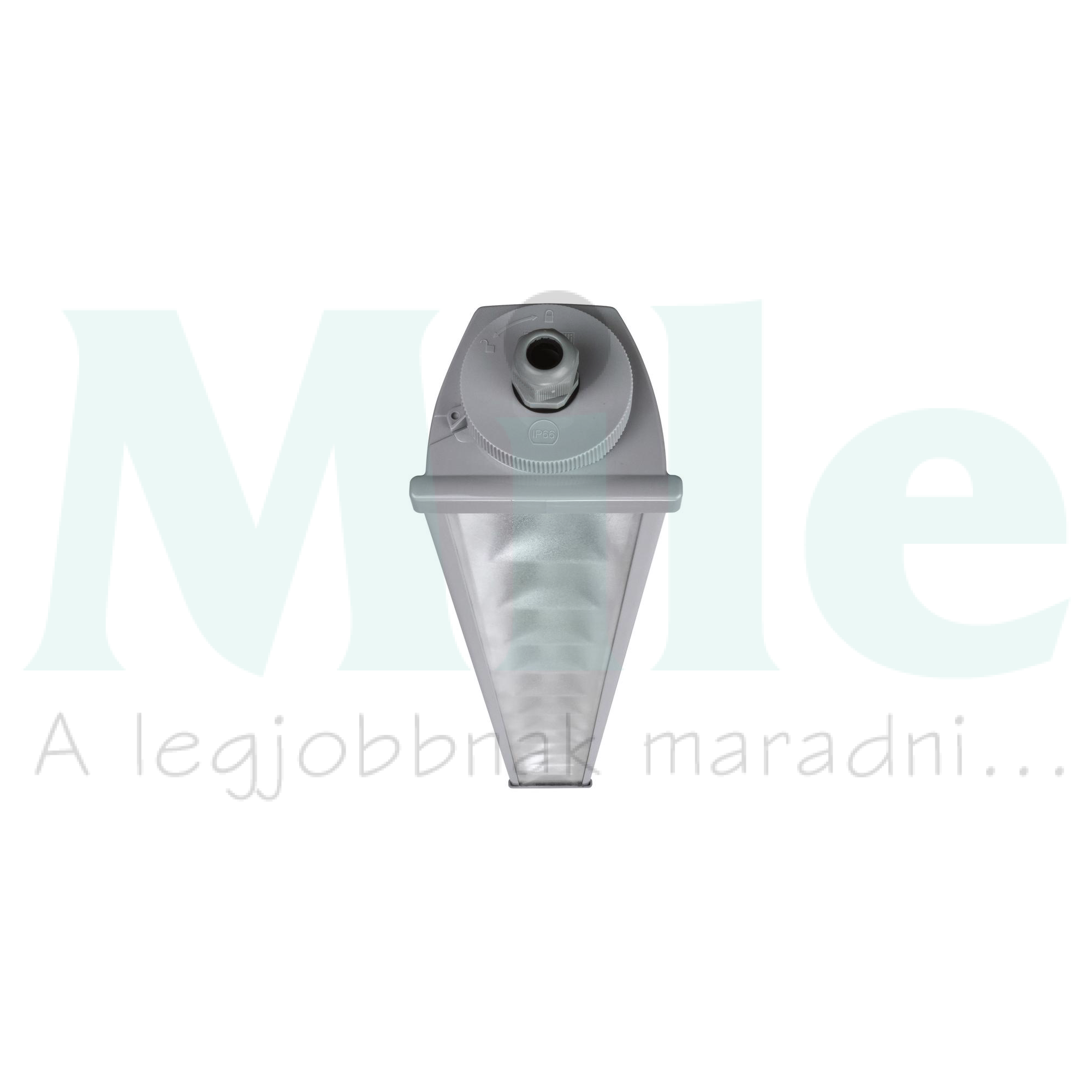 LED porpáramentes lámpatest 3700-6000lm falonkívüli 21-38W 93-265V AC 4000K Acciaio Reg Beghelli