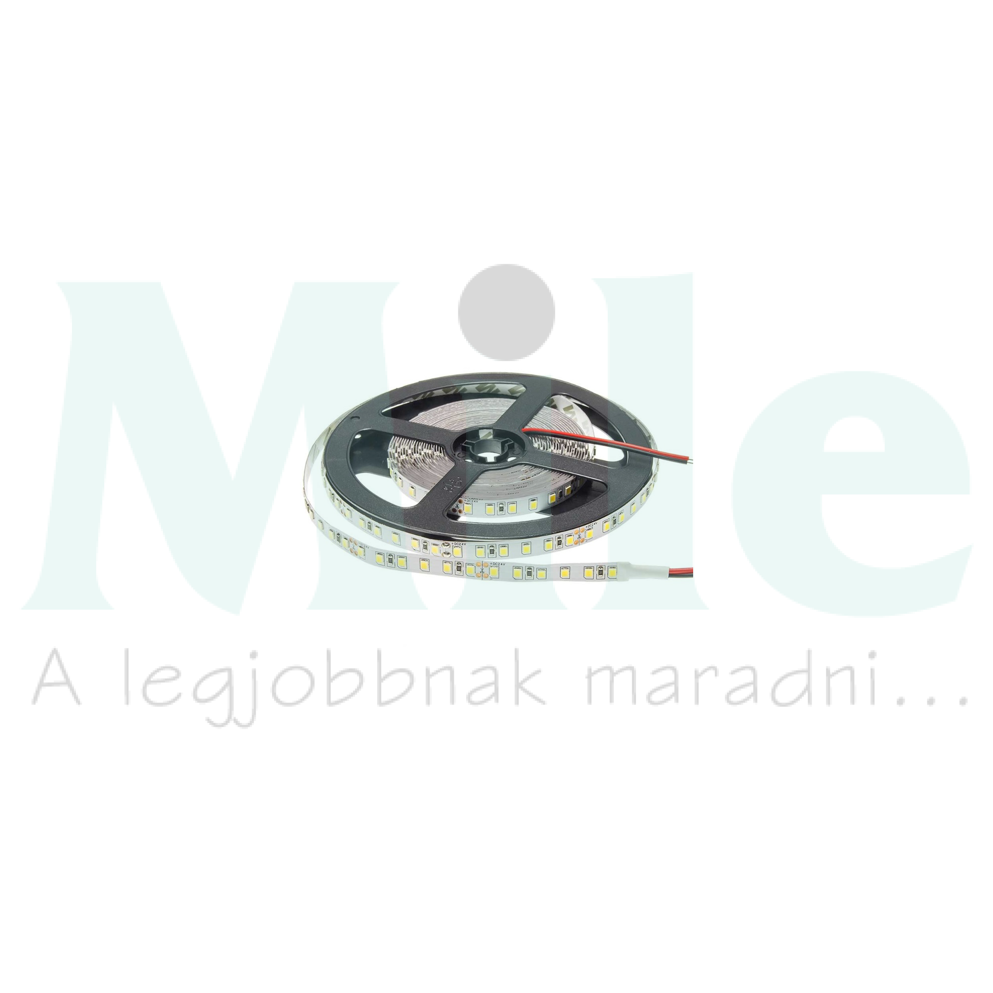 LED szalag 5m öntapadó 9.6W/m 120db/m 1200lm/m fehér-fényű 24V DC 4500K IP20 8mm OPTONICA