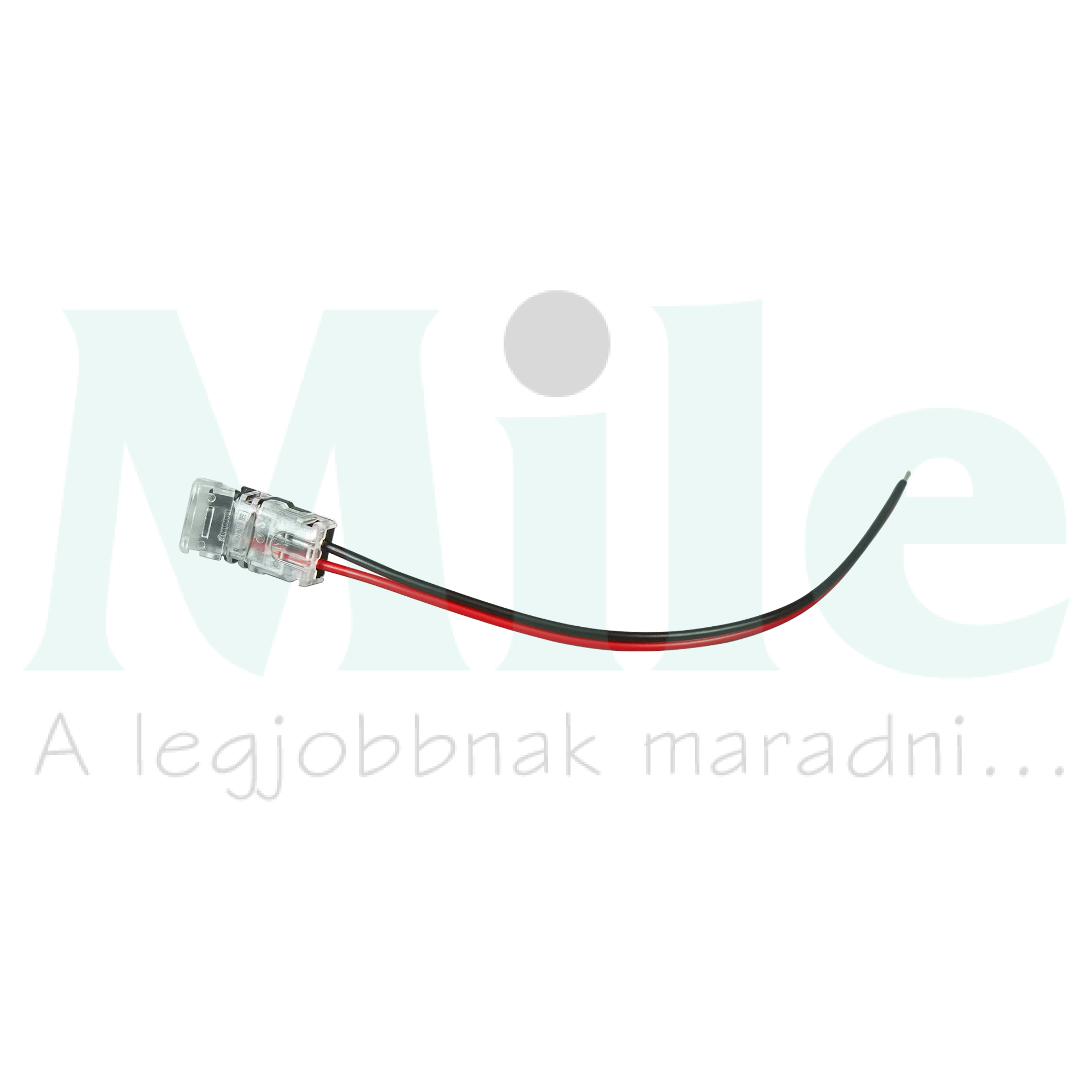 LED szalag csatlakozó 2PIN kábellel COB 8mm IP20 Modee