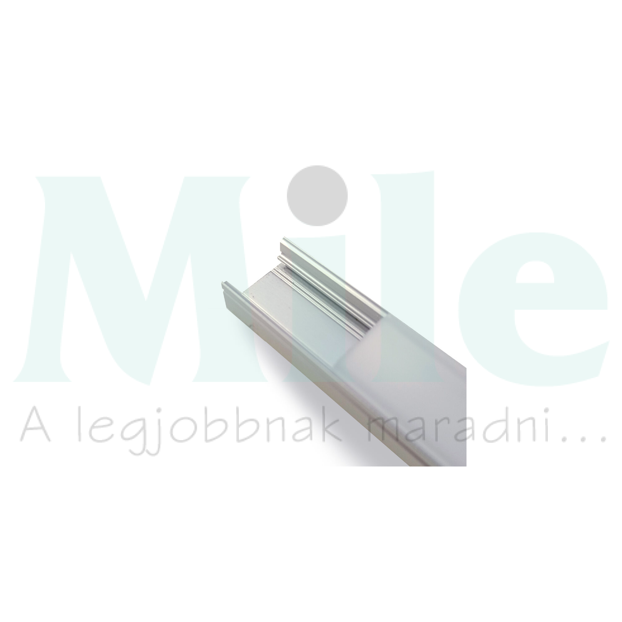 LED szalag profil készlet alumínium 17x9x2020mm +fedél  Modee