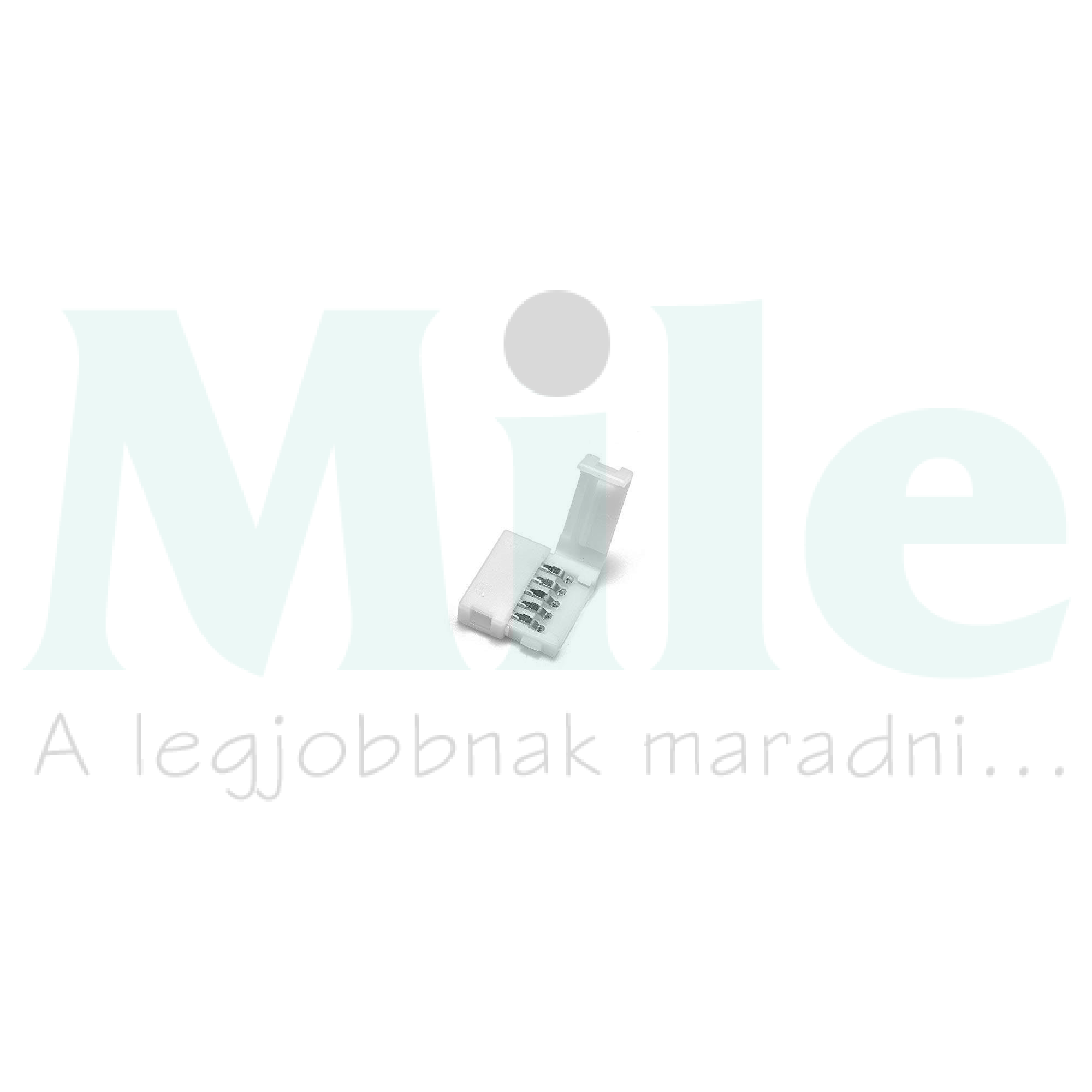 LED szalag toldó RGBW 5P rápattintós fehér Clearled