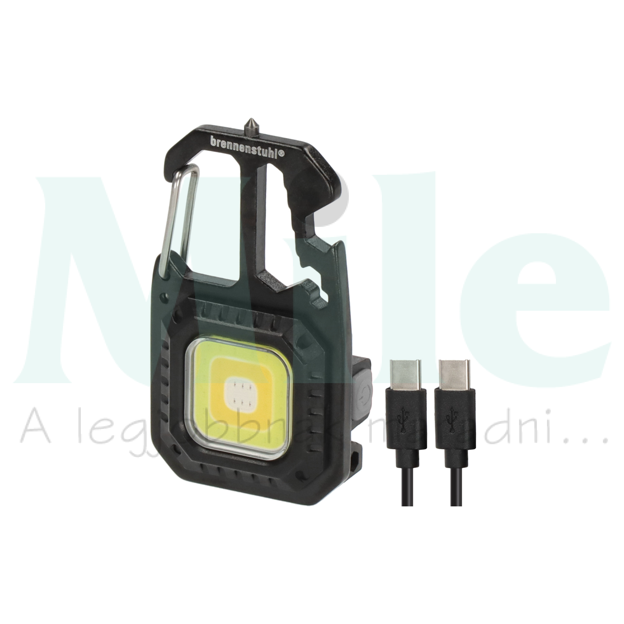 LED zseblámpa 6in1 600lm USB-C 1x akku 400mAh vészhelyzeti szerszámokkal fém/műanyag MTL 600 A LECTRA