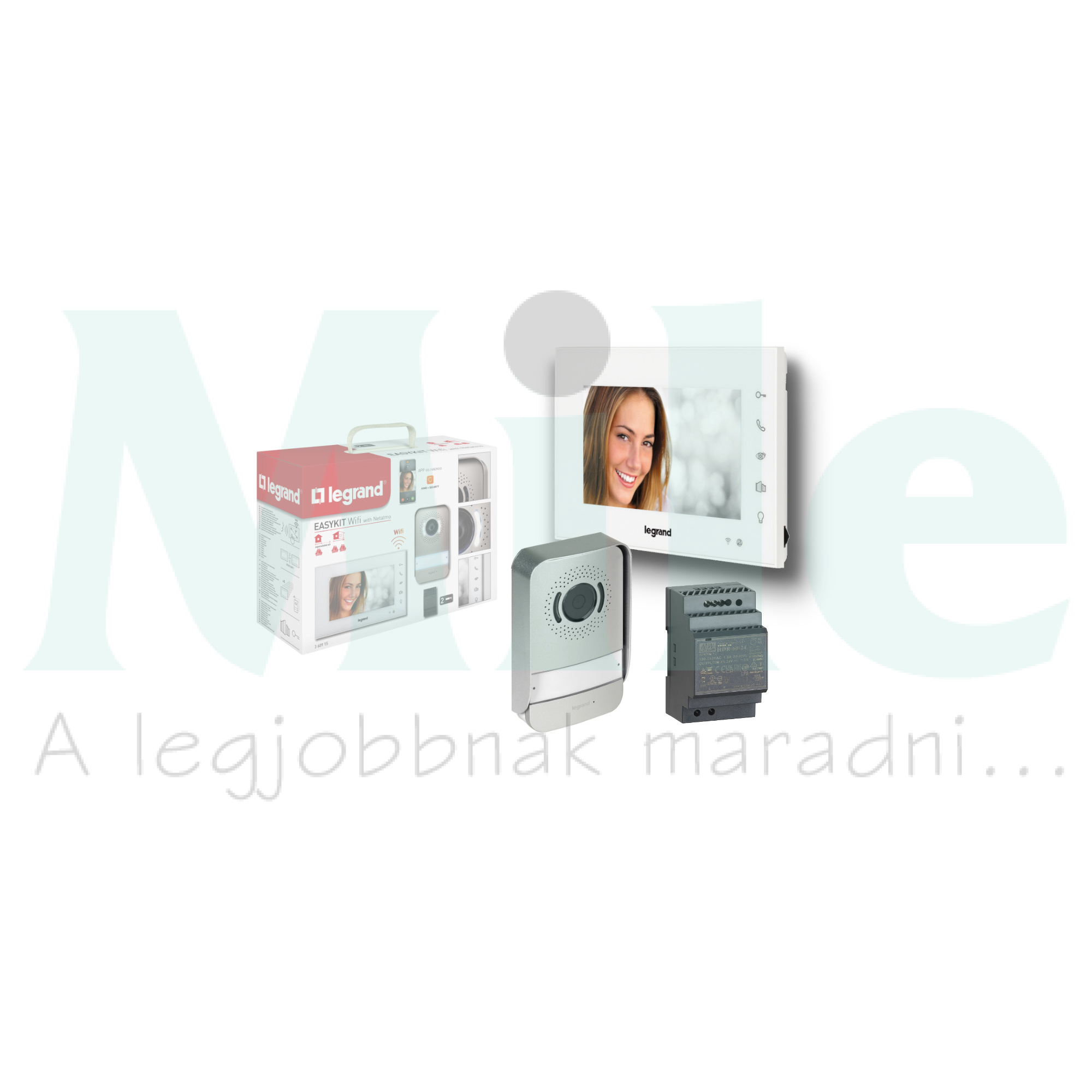 Kaputelefon készlet 1lakás bővíthető WiFi színes video 2-erű 7