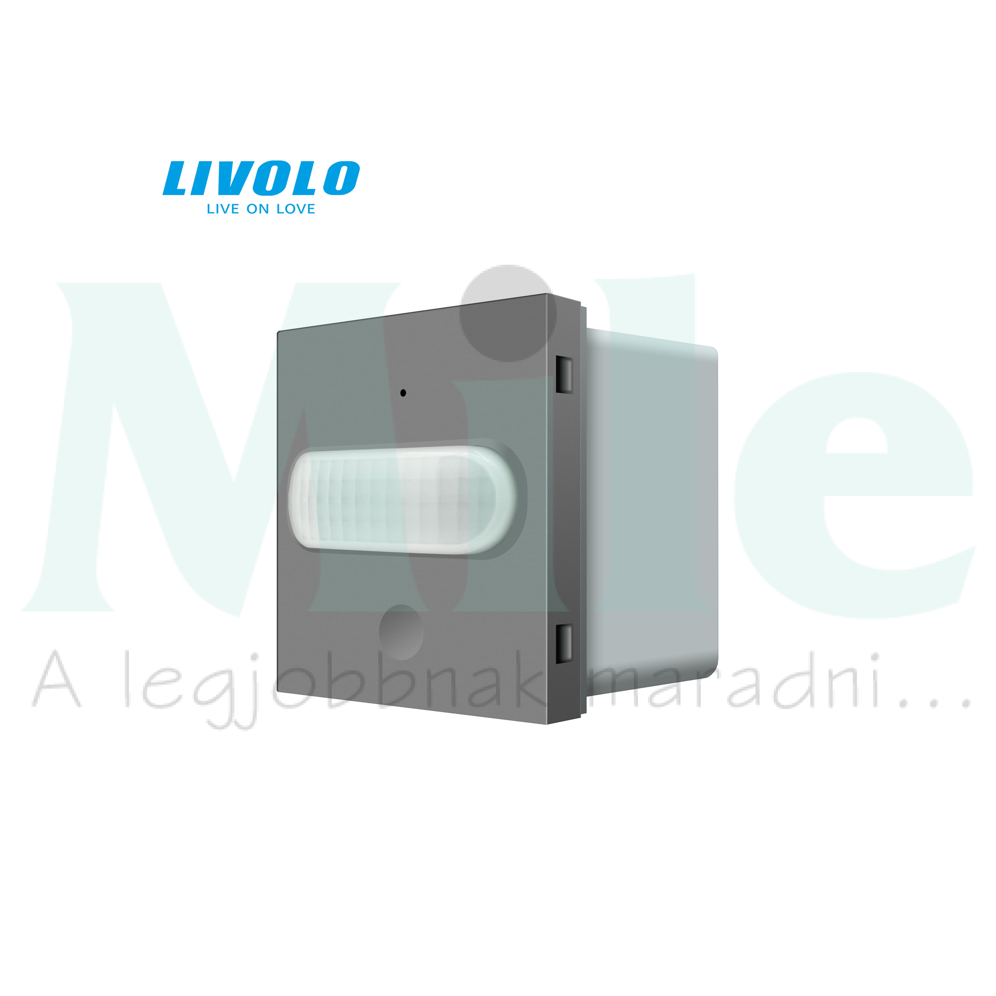 Livolo mozgásérzékelő falba 120° PIR 1000W 250V ezüst IP20 C7 LIVOLO