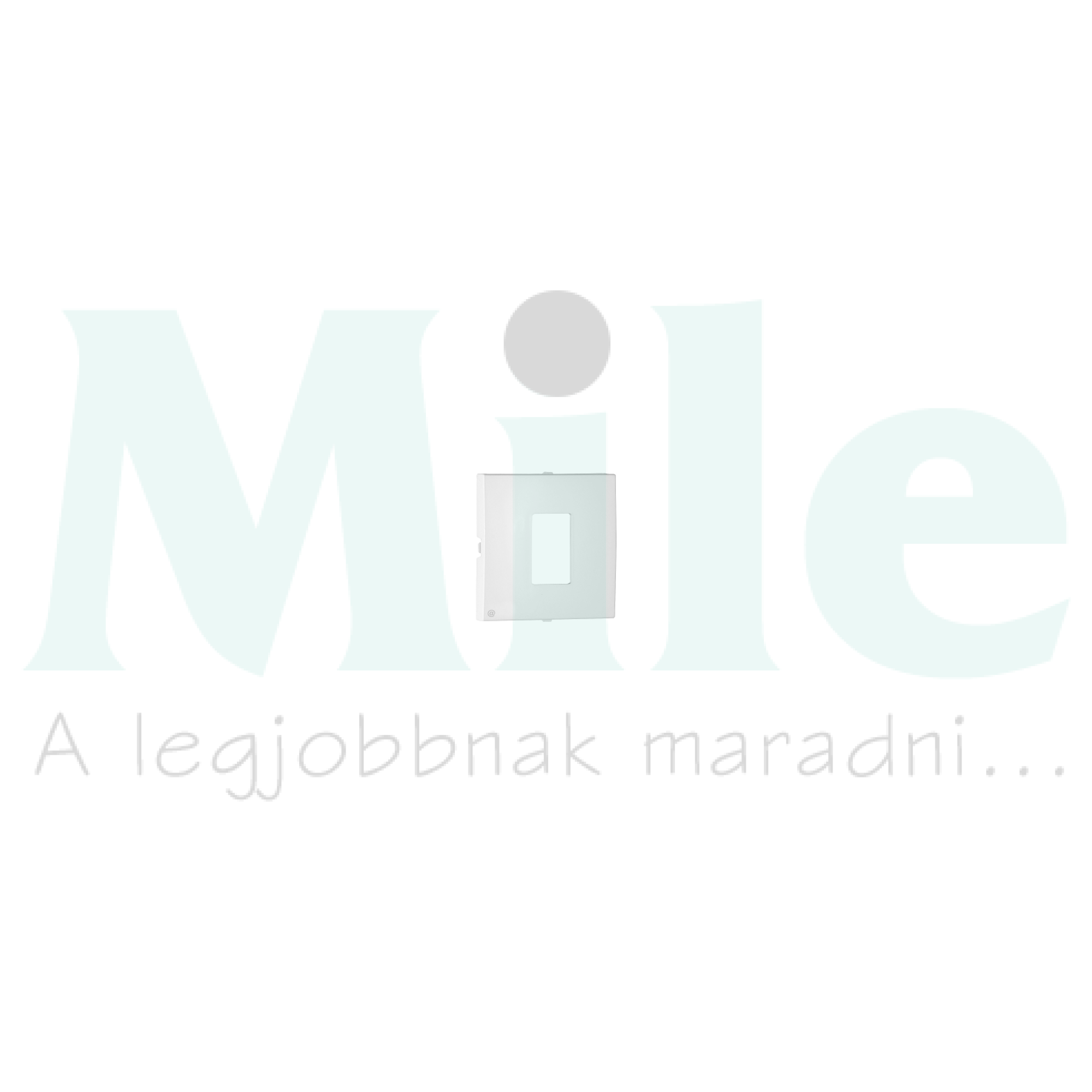 Logus90 fedlap RJ45 adatcsatlakozóhoz műanyag fehér címketartóval Elko EP