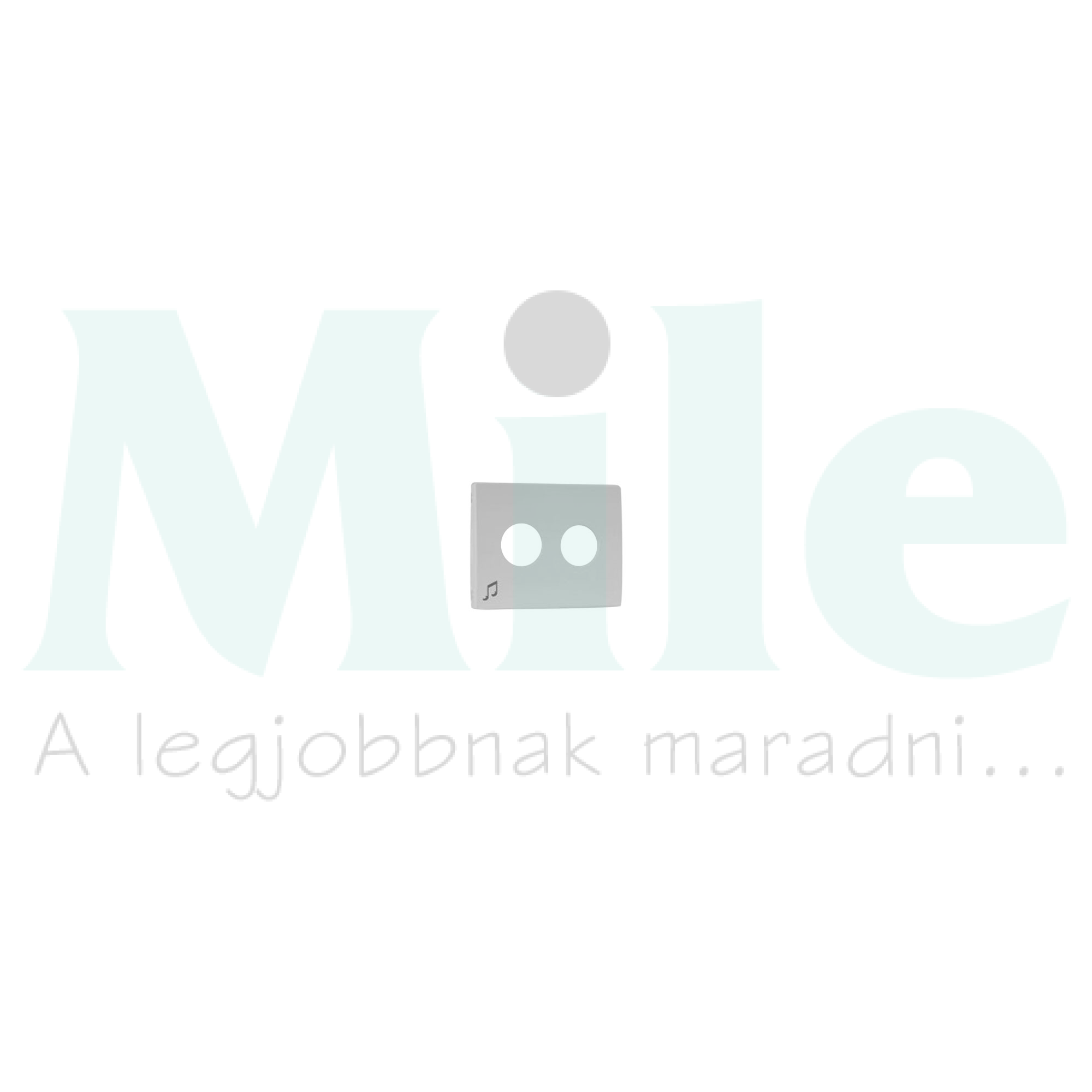 Logus90 fedlap sztereó hangszórócsatlakozóhoz műanyag fehér Elko EP