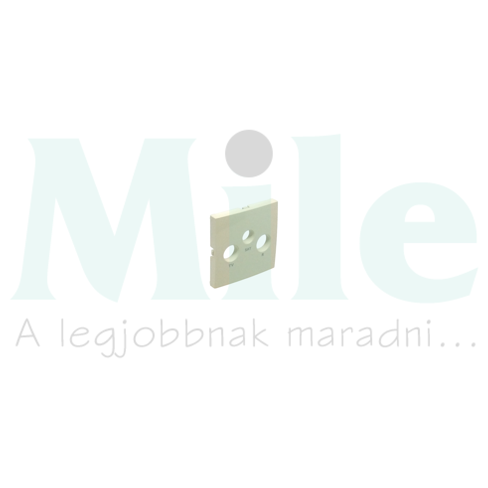 Logus90 fedlap TV-R-SAT krém IP20 műanyag Elko EP