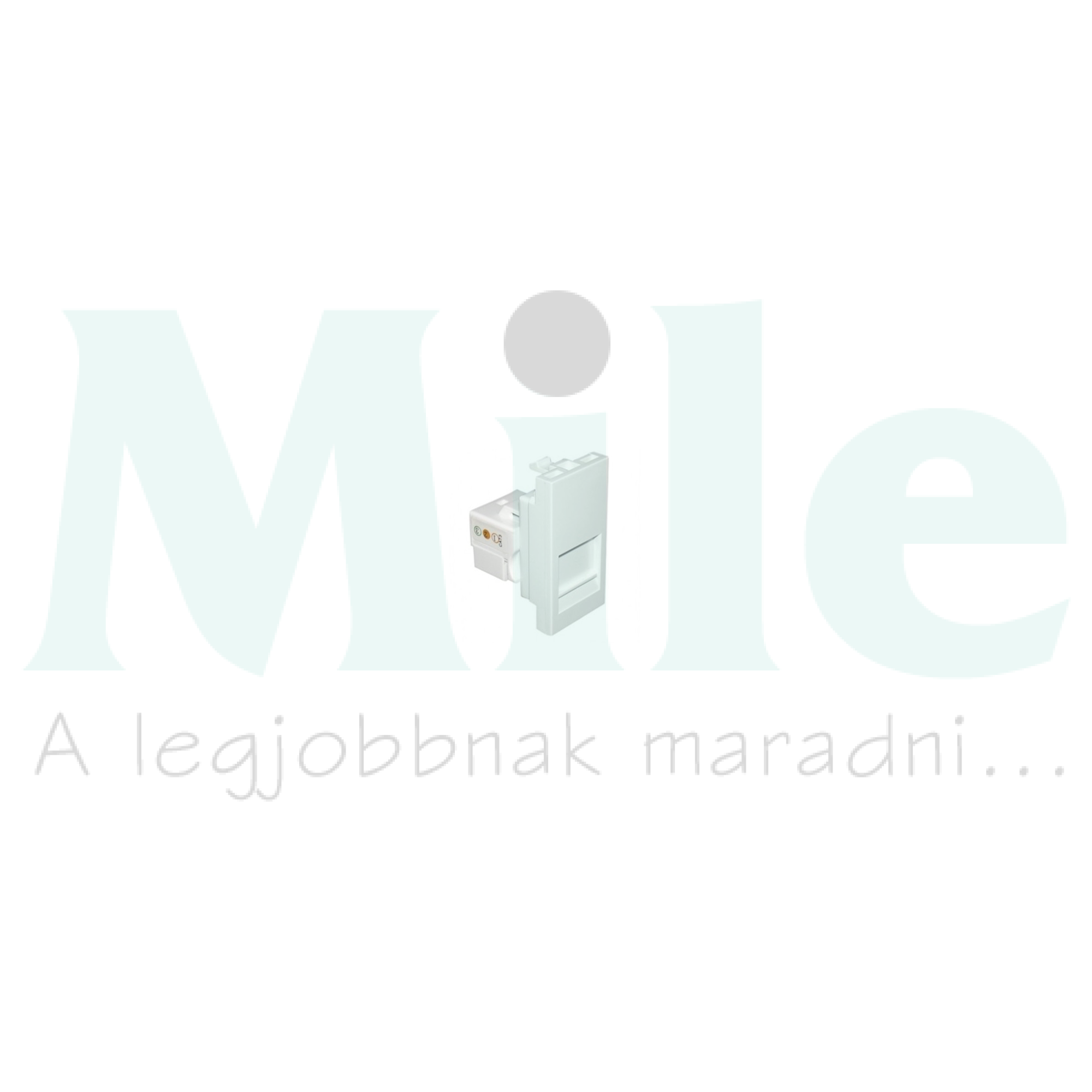 Logus90 telefon csatlakozó betét RJ11  BRANCO Elko EP