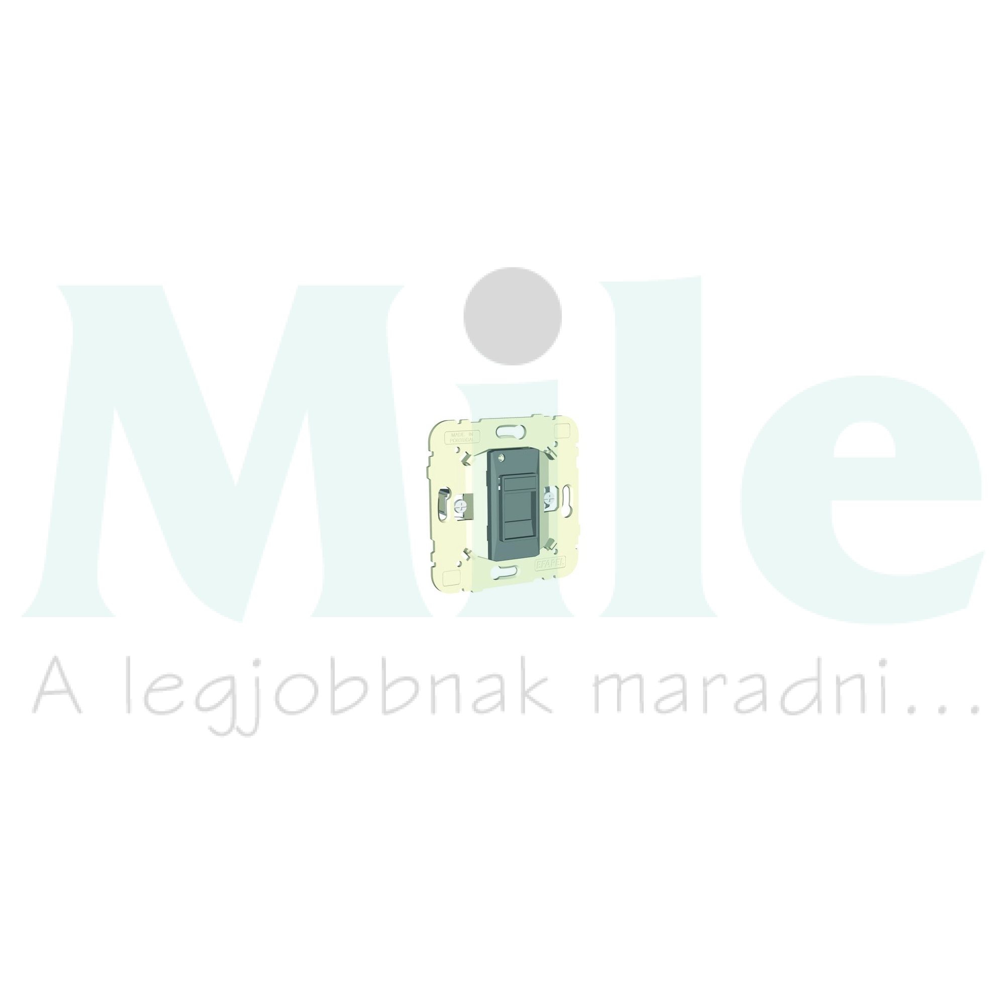 Logus90 adatcsatlakozó betét adapterrel RJ45 Cat6 címketartóval Elko EP