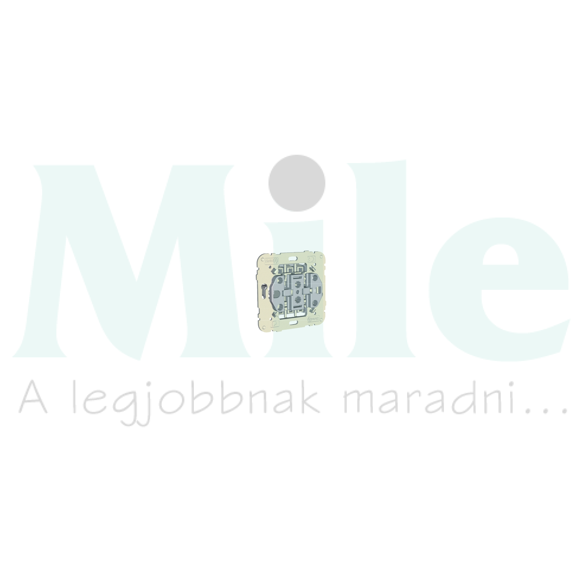 Logus90 101/3 3x1P kapcsoló betét adapterrel süllyesztett rugós 3- billentyű/gomb Elko EP