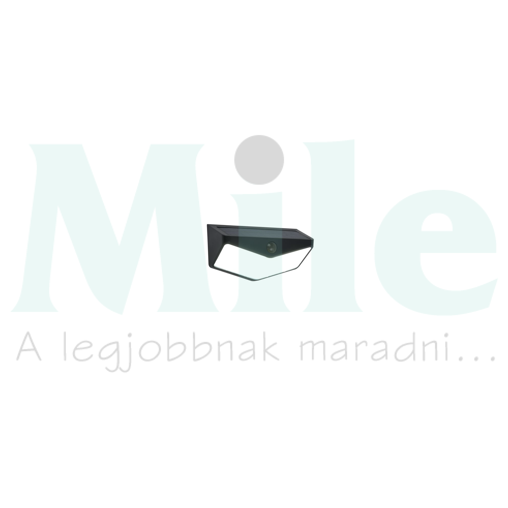 LUTEC 6919501330 AERO SOLAR kültéri fali LED 8,6W 940lm 4000K+szenzor IP54