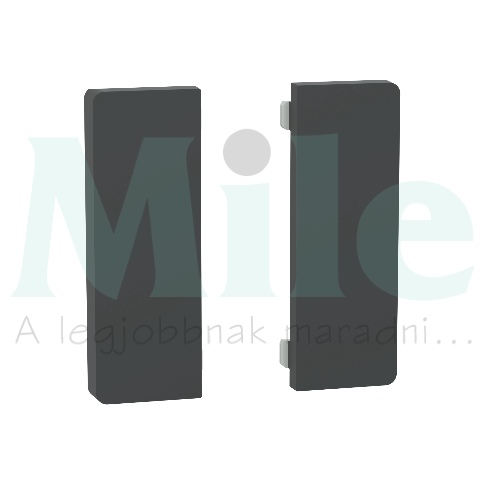 Merten-SD KNX gomblap 2pár=4gomb PB Flex antracit MTN6192-höz Schneider