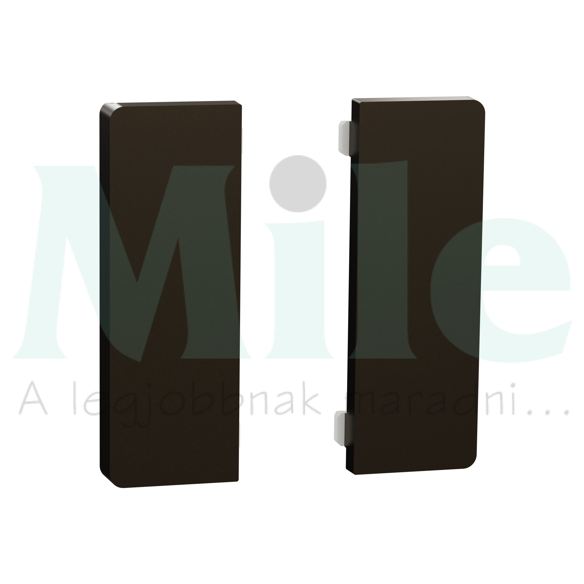 Merten-SD KNX gomblap 2pár=4gomb PB Flex mokka MTN6192-höz Schneider