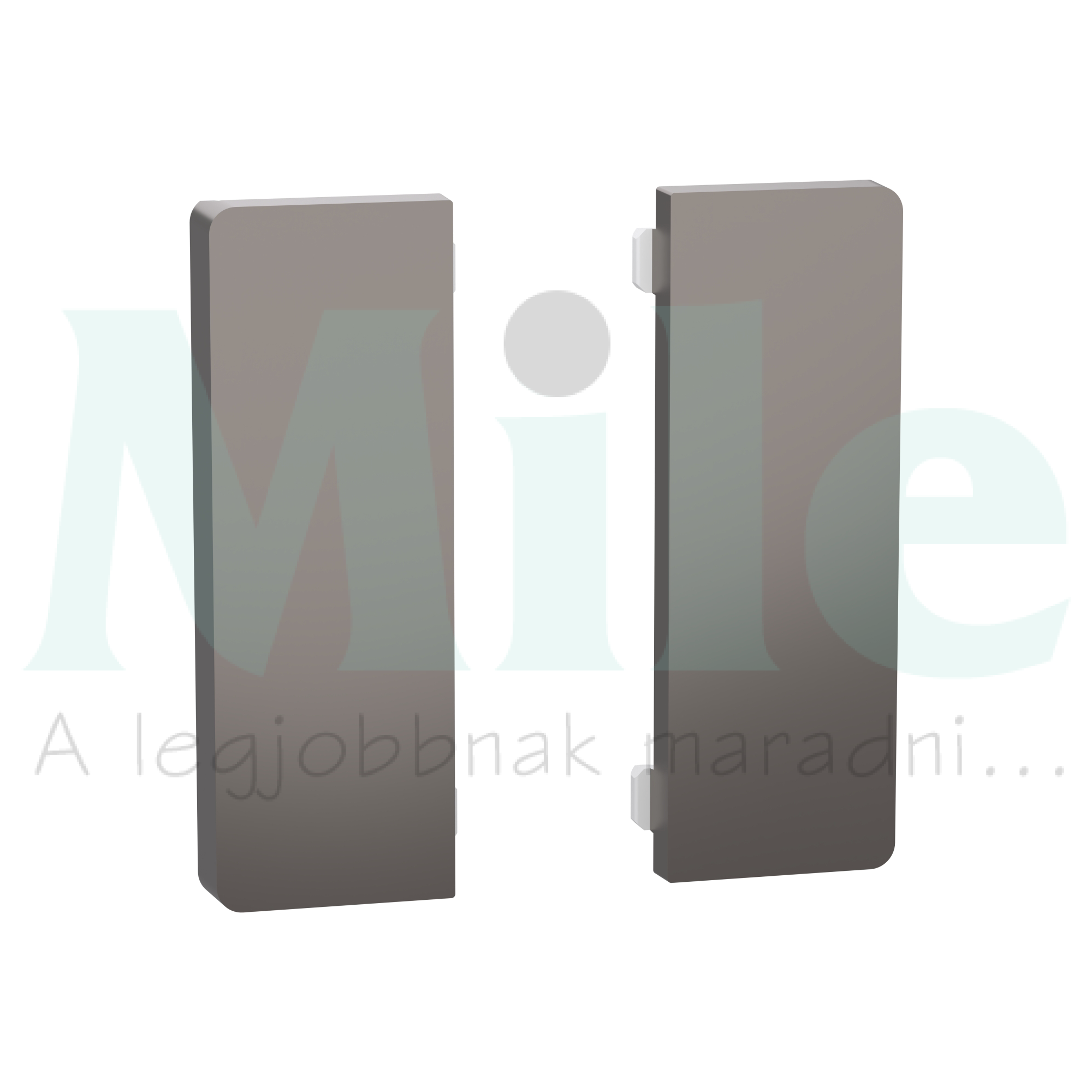 Merten-SD KNX gomblap 2pár=4gomb PB Flex nikkel MTN6192-höz Schneider