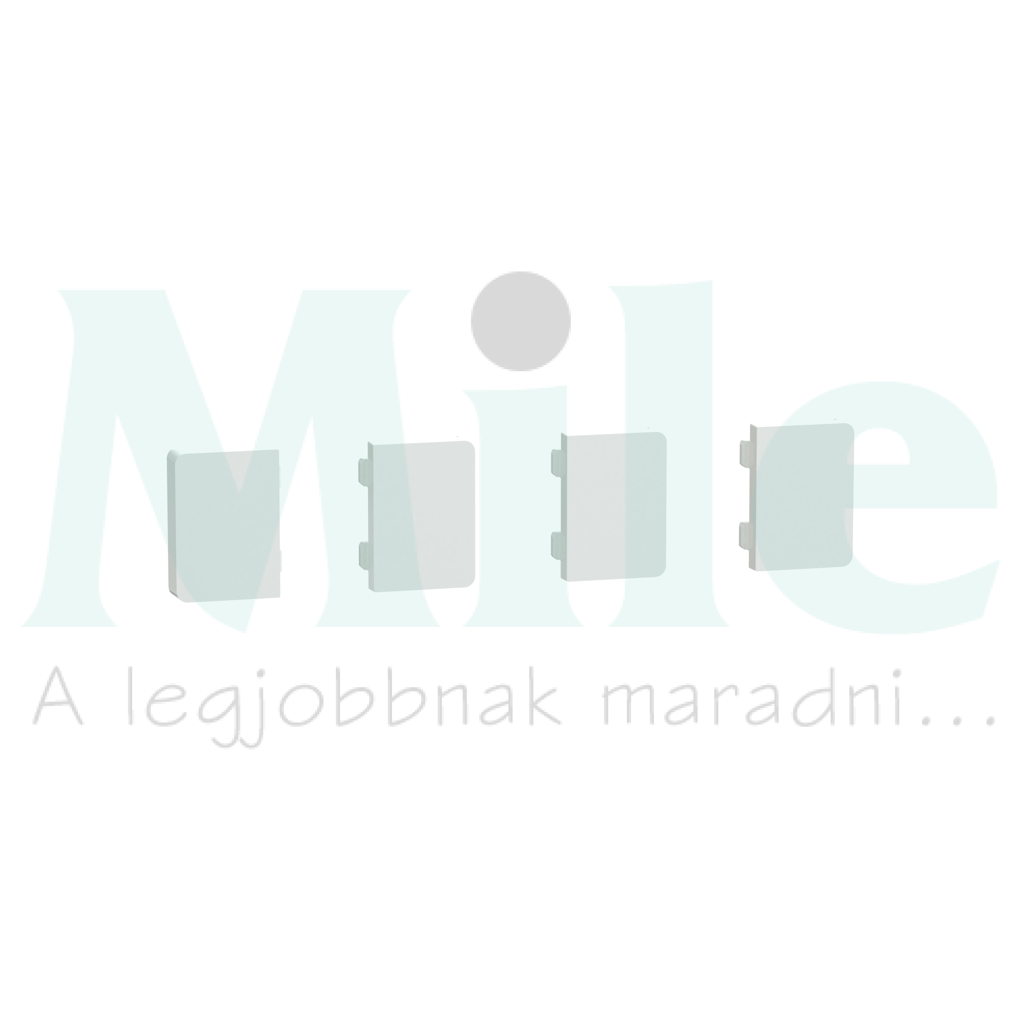 Merten-SD KNX gomblap 4pár=8gomb PB Flex fehér MTN6194-hez Schneider