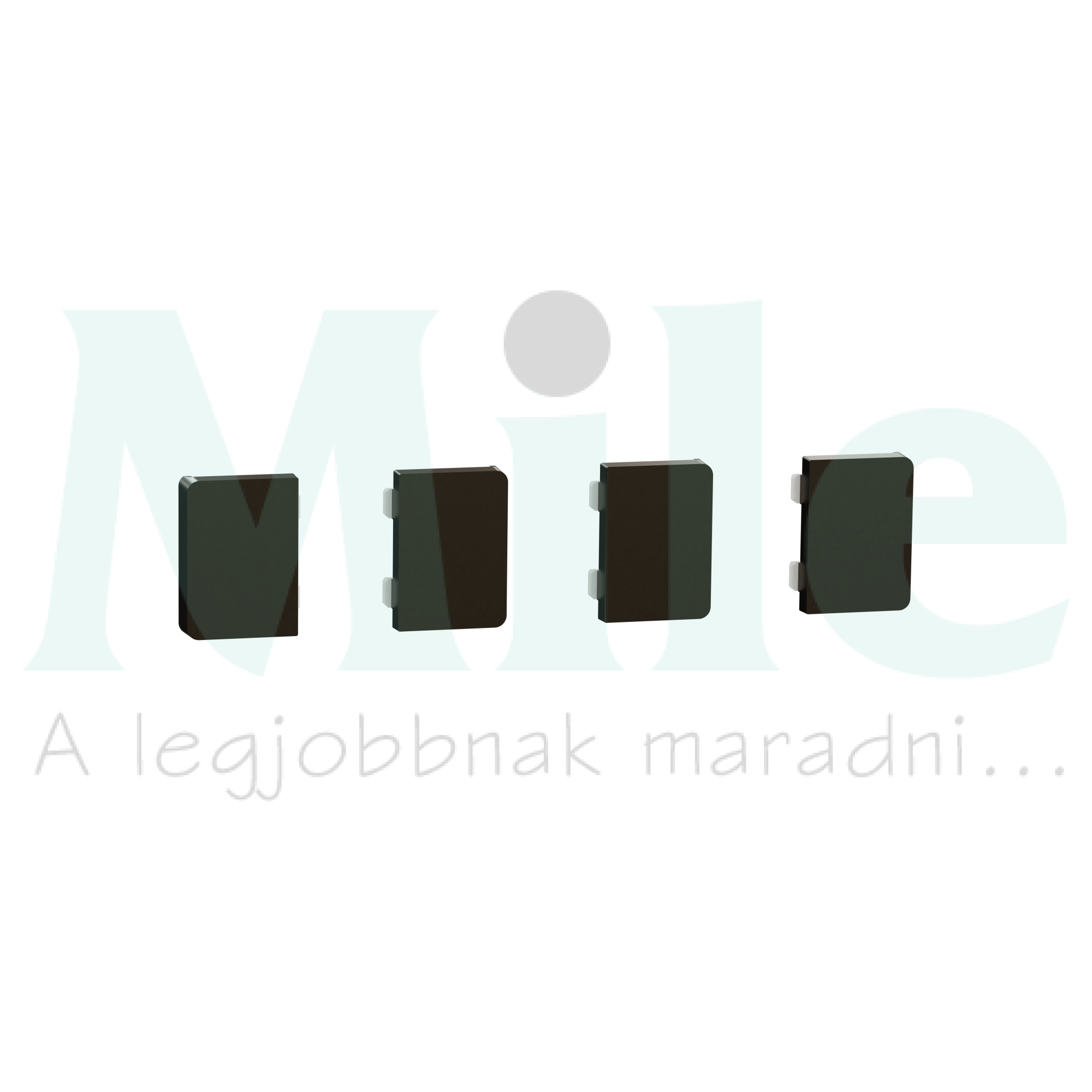 Merten-SD KNX gomblap 4pár=8gomb PB Flex mokka MTN6194-hez Schneider