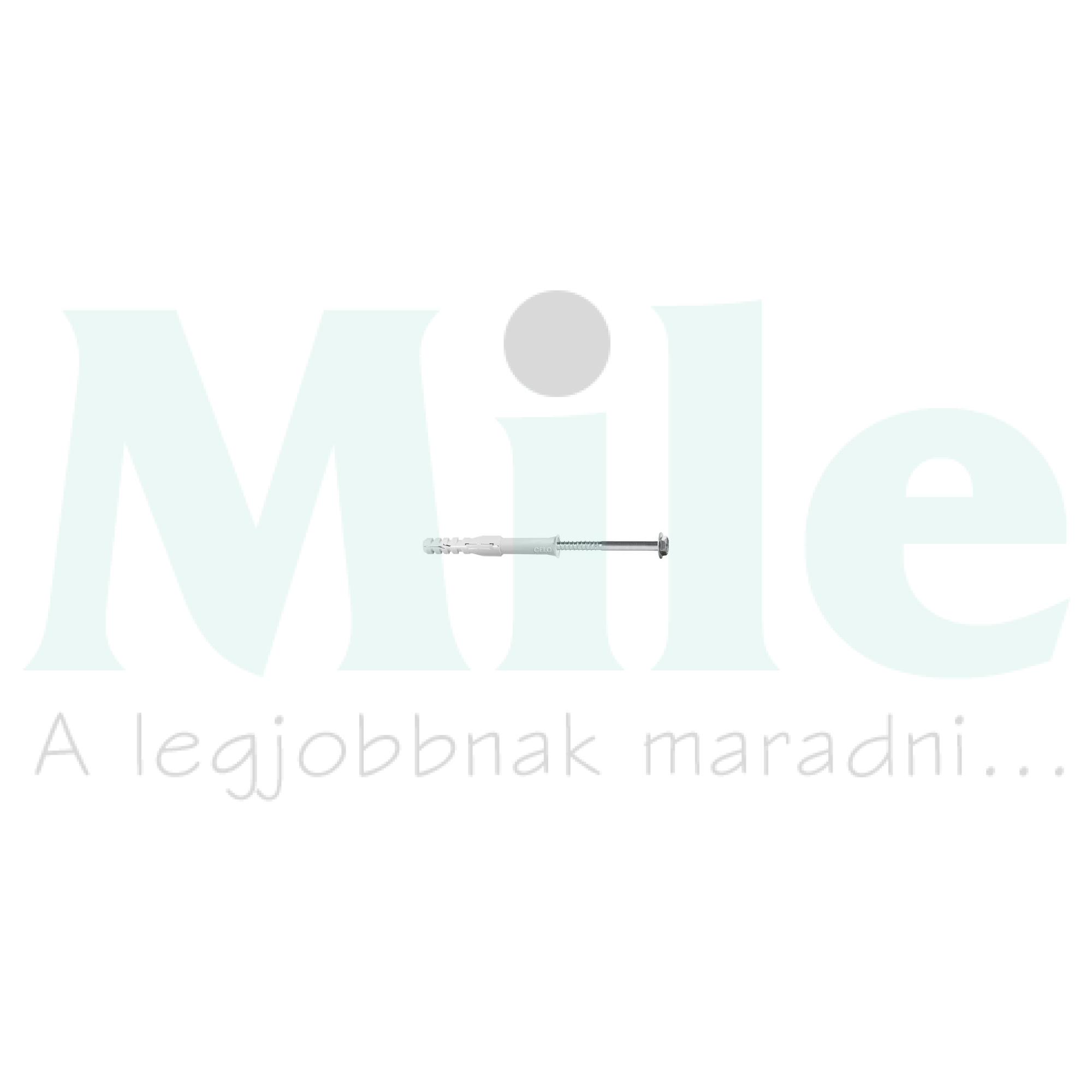 Tokrögzítő dübel sülly.gallérú, hatlap fejű csavarral 14mmd-furat 230mm x műanyag MFR SB CELO