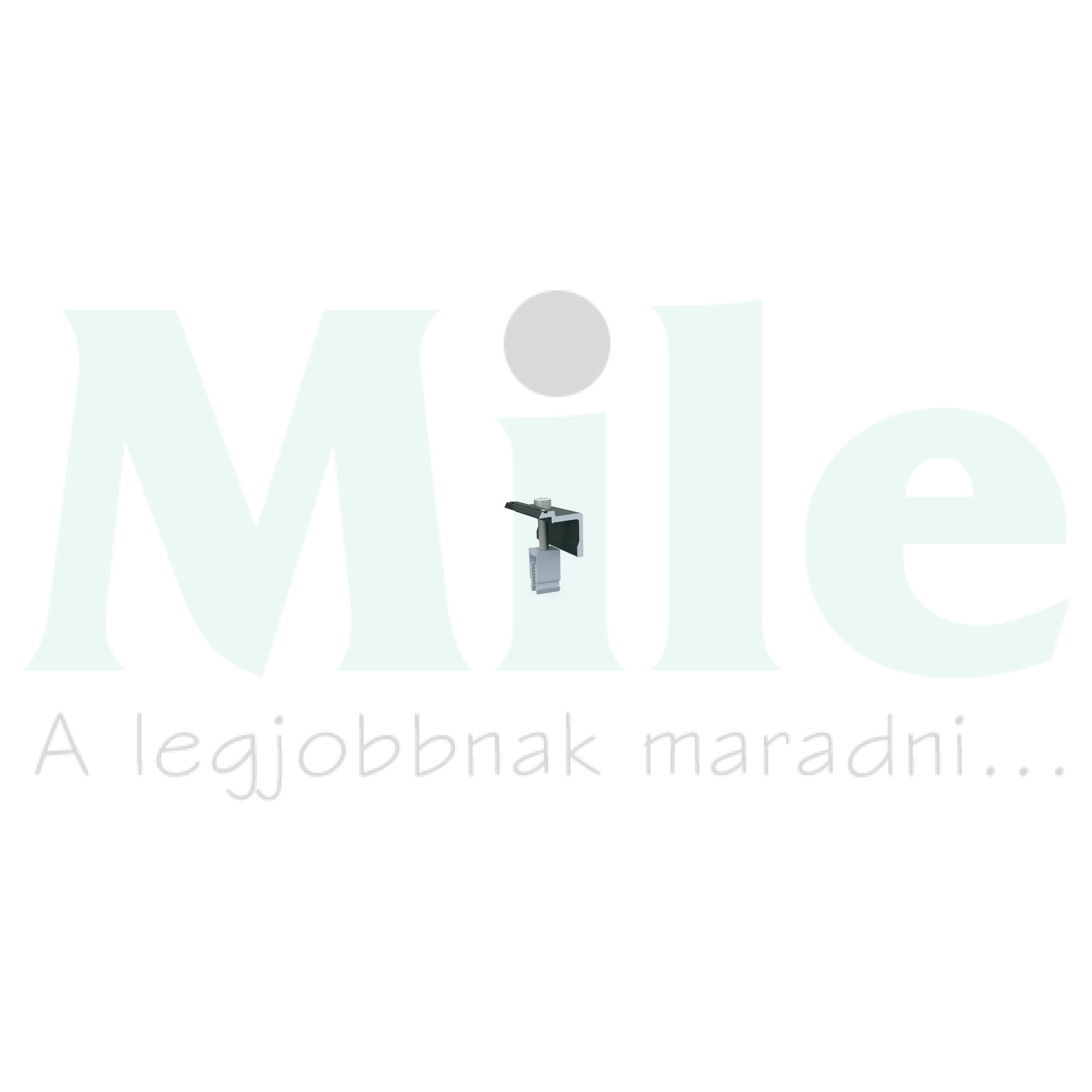 Modulrögzítő bilincs napelemhez szélső 30-46mm modulvastasgságra L60mm Metal CLEB10+ AEROCOMPACT