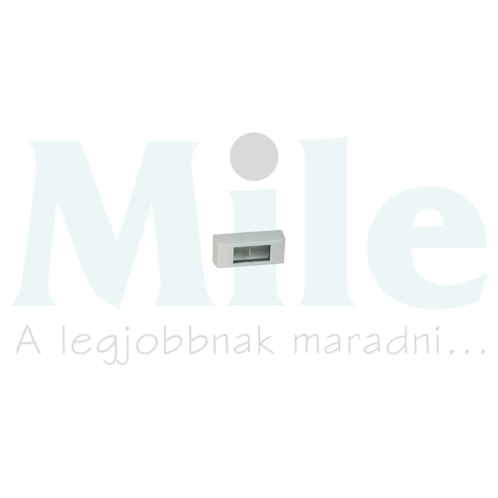 Mosaic csatorna-szerelvénykeret 4-egység kezeletlen műanyag fényesfehér DLP mini LEGRAND