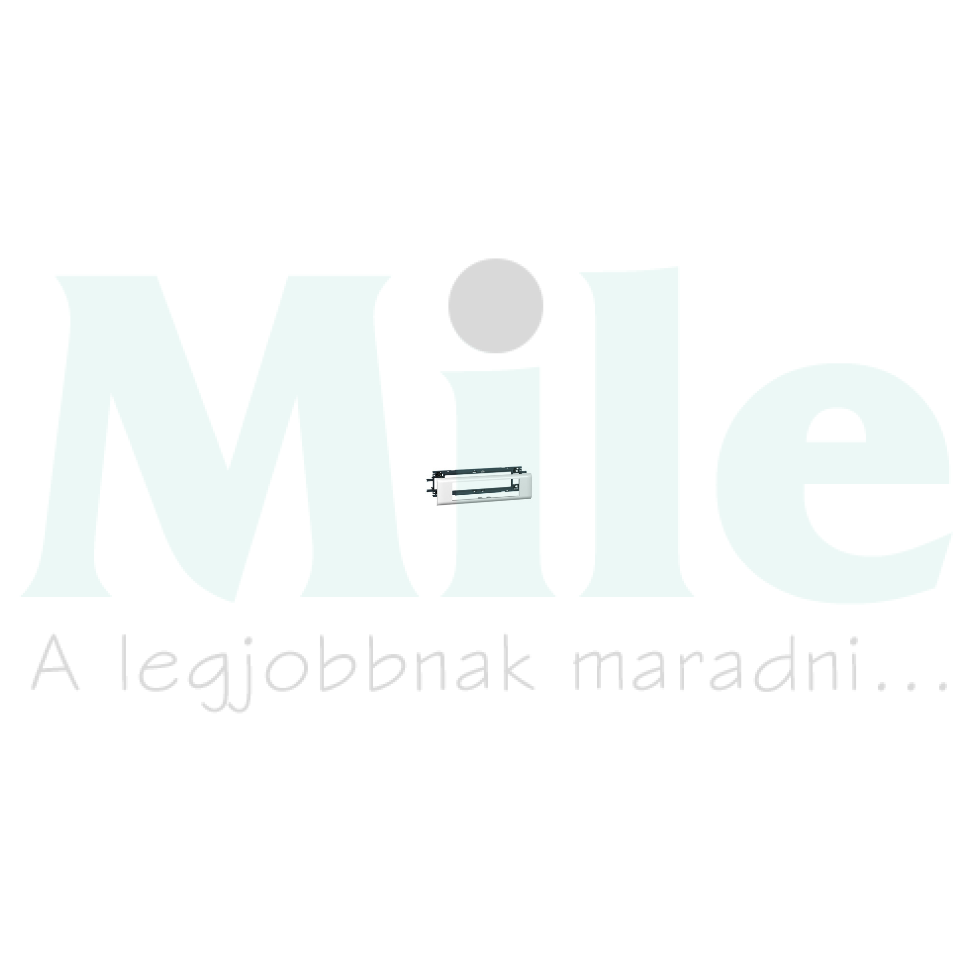 Mosaic csatorna-szerelvénykeret 65mm-fedélhez 8-egység kezeletlen műanyag fényesfehér DLP LEGRAND