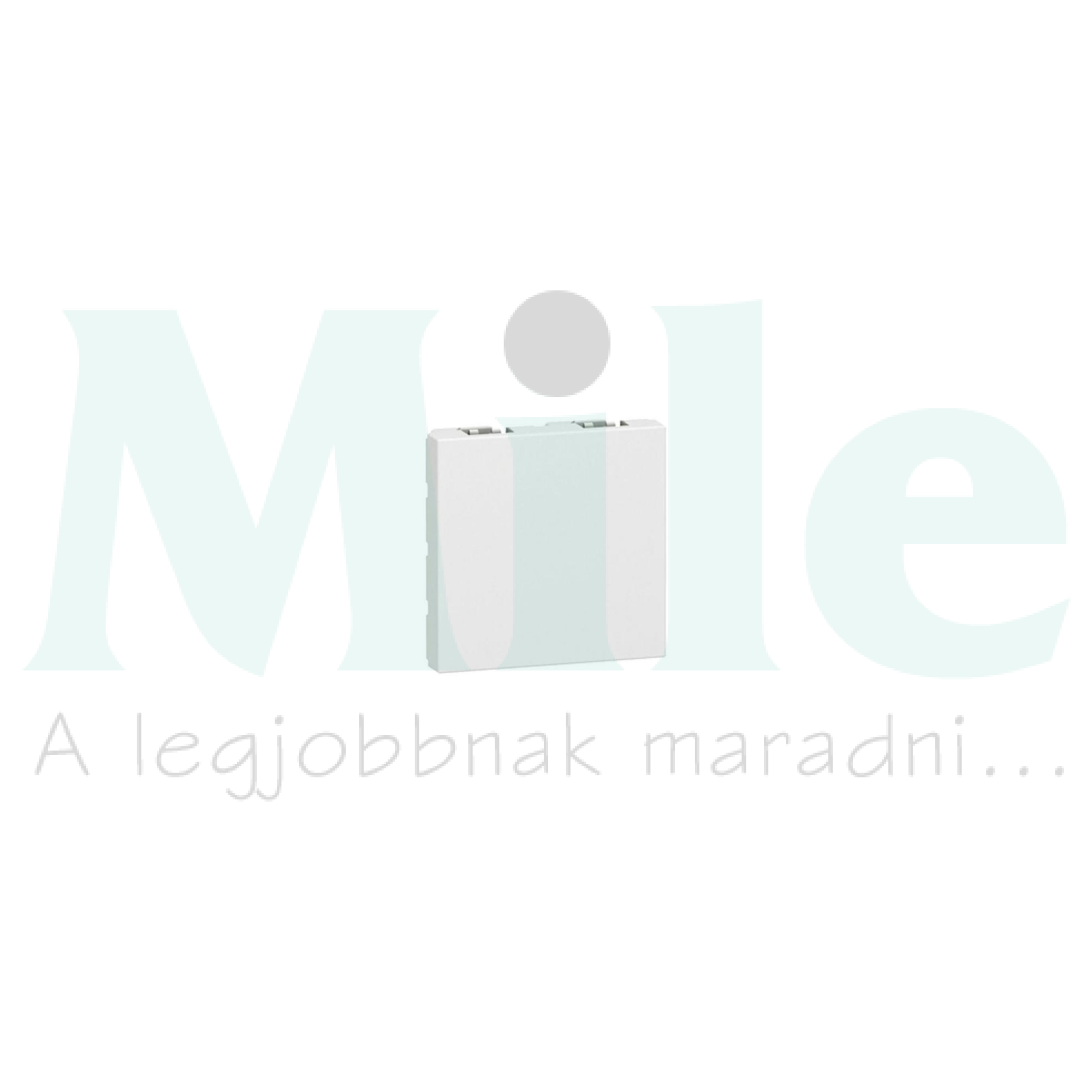 Mosaic vakfedél 2 modulos műanyag négyzetes fehér LEGRAND