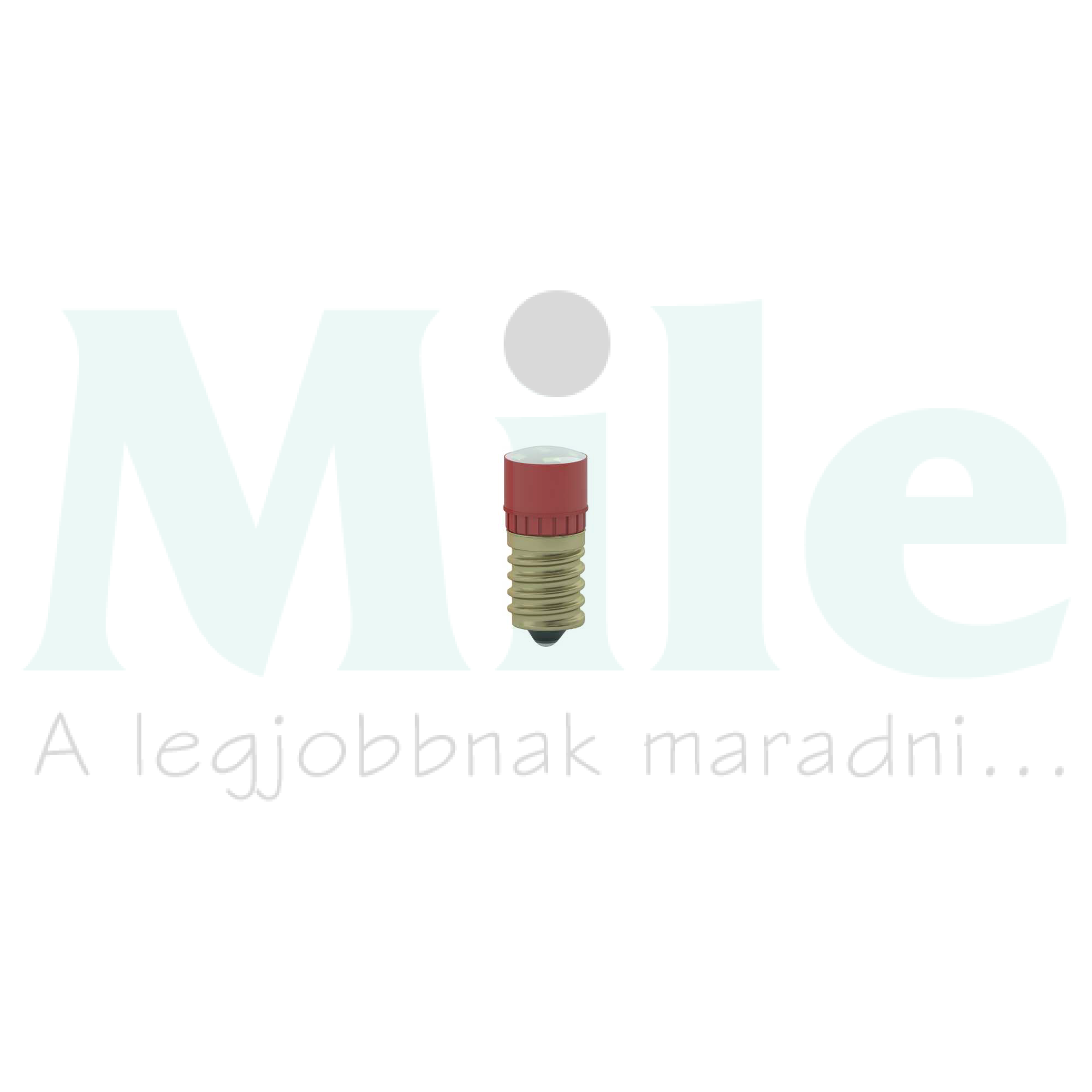 MurevaStyl LED fényforrás jelzőfényhez LED 250V piros-fényű E14 Schneider