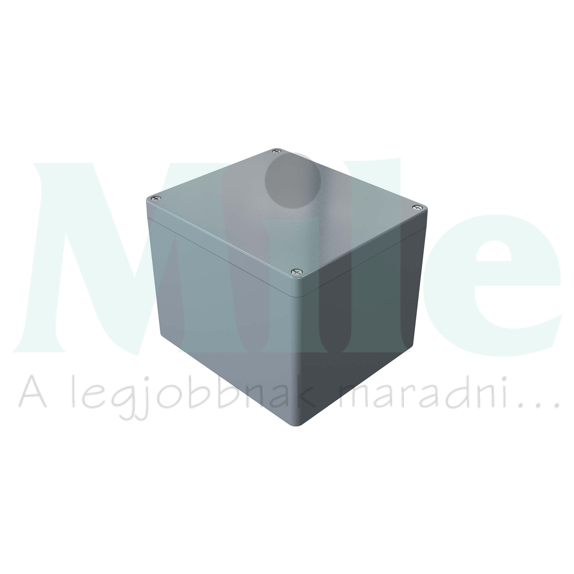 Műszerdoboz alumínium A150 232x202x181mm(MAxSZxMÉ) IP66 festett ezüstszürke (szerlap nélkül) ROSE+BOPLA