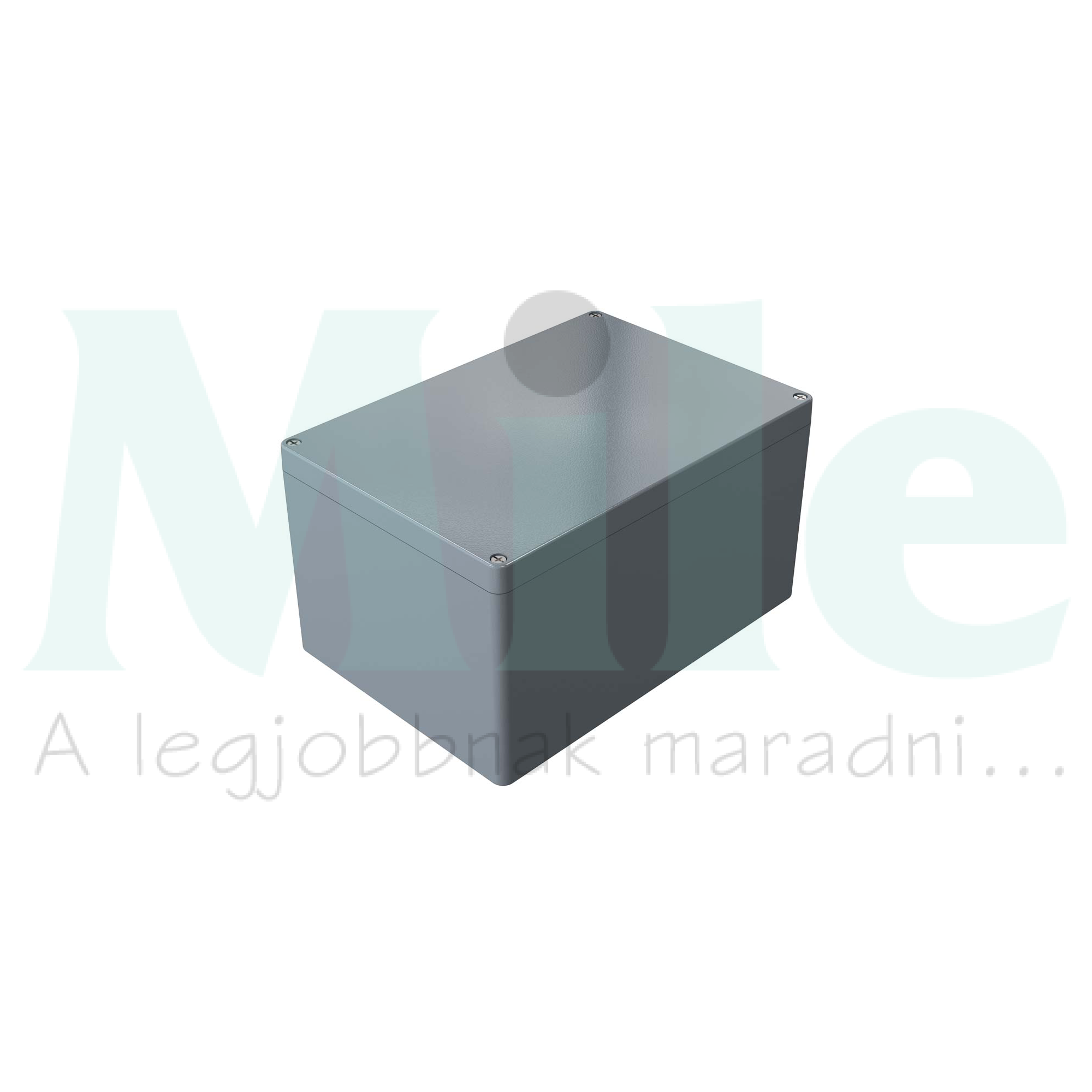 Műszerdoboz alumínium A165 230x330x181mm(MAxSZxMÉ) IP66 festett ezüstszürke (szerlap nélkül) ROSE+BOPLA