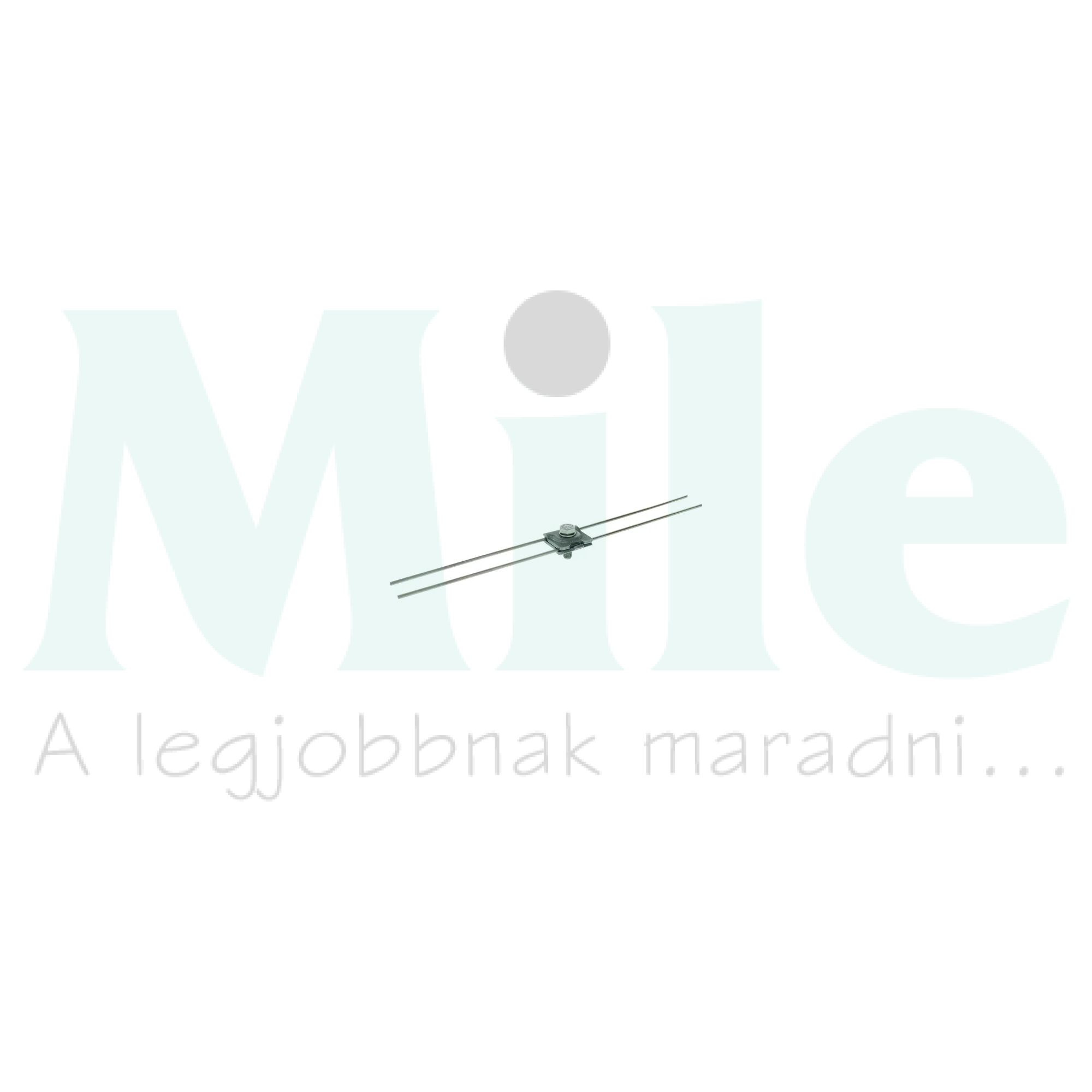 MV-kapocs hatlapfejű csavarral és alátérttel Rd3-10mm acél MMVK 3.5 8.10 SKM8X30 STBLANK DEHN