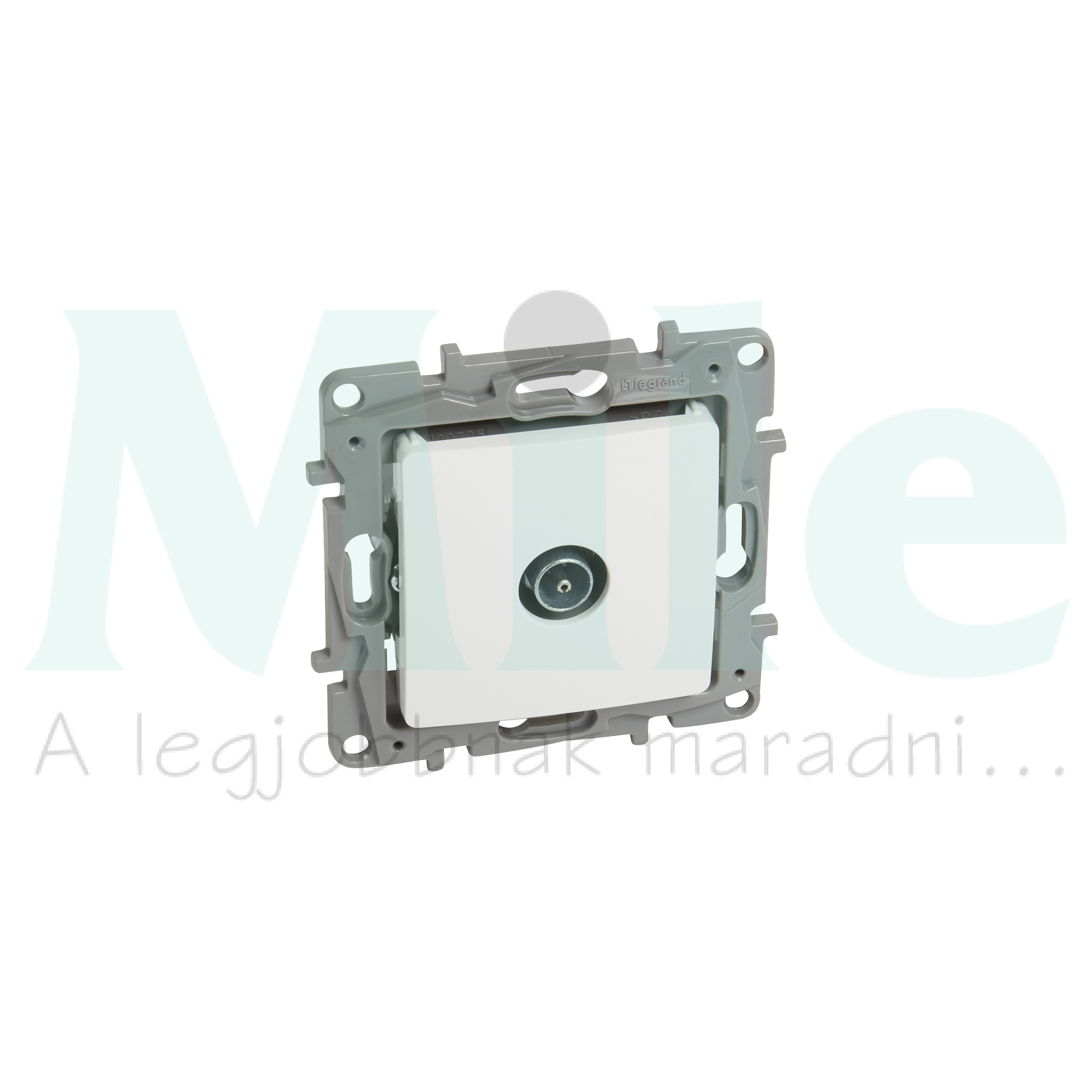 Niloé antenna aljzat TV csillagpontos süllyesztett fehér 1-kimenet végzáró 1dB/860MHz LEGRAND